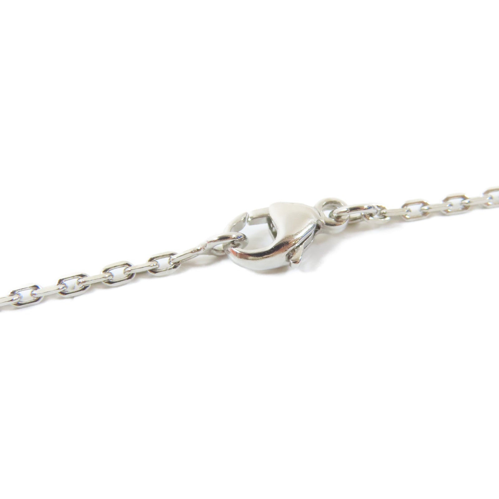 HERMES 【激減優惠】金屬Pop H Necklace項鍊紅色/銀色#40cm
