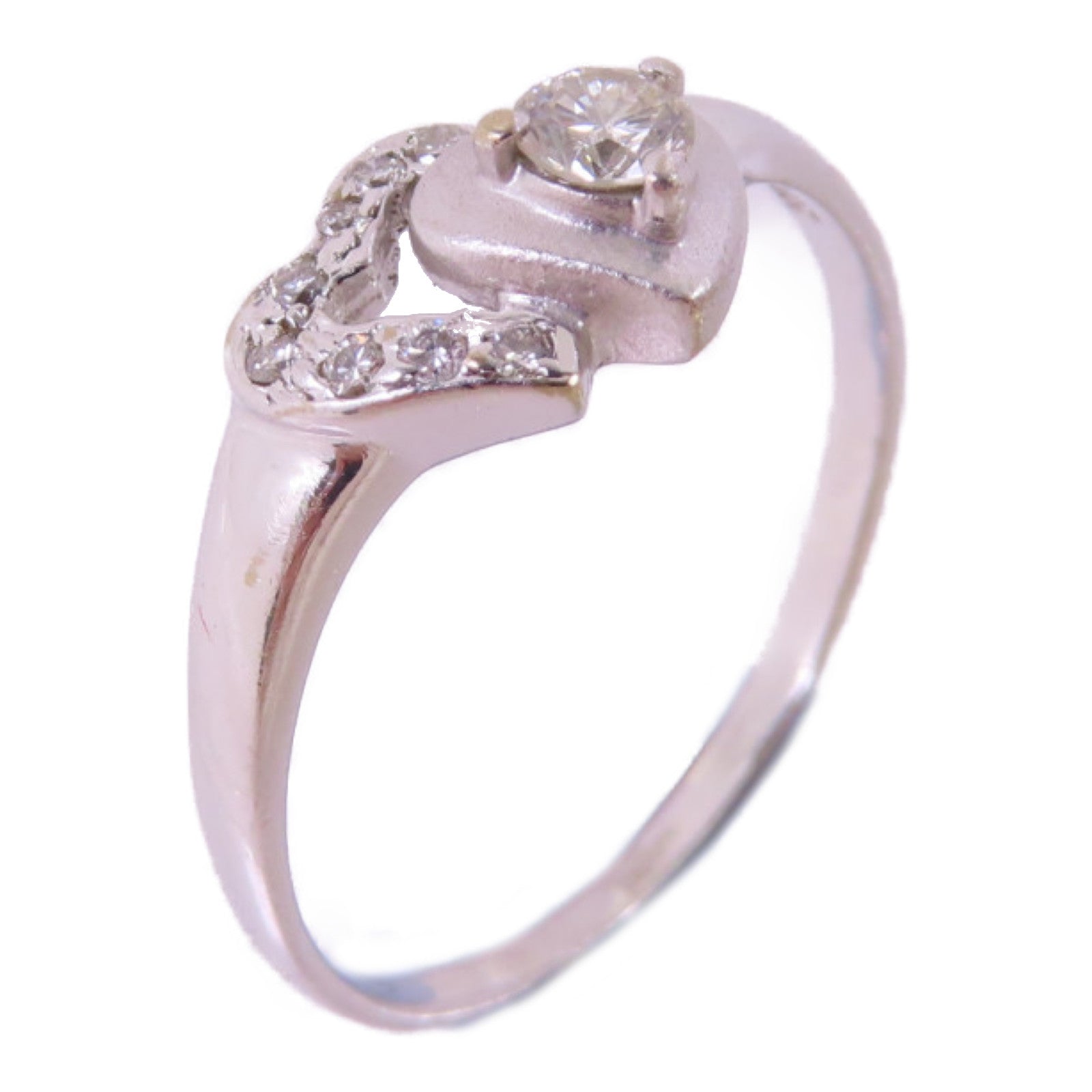 JEWELRY 【激減優惠】18K白金/鑽石Diamond Ring戒指US#6.5