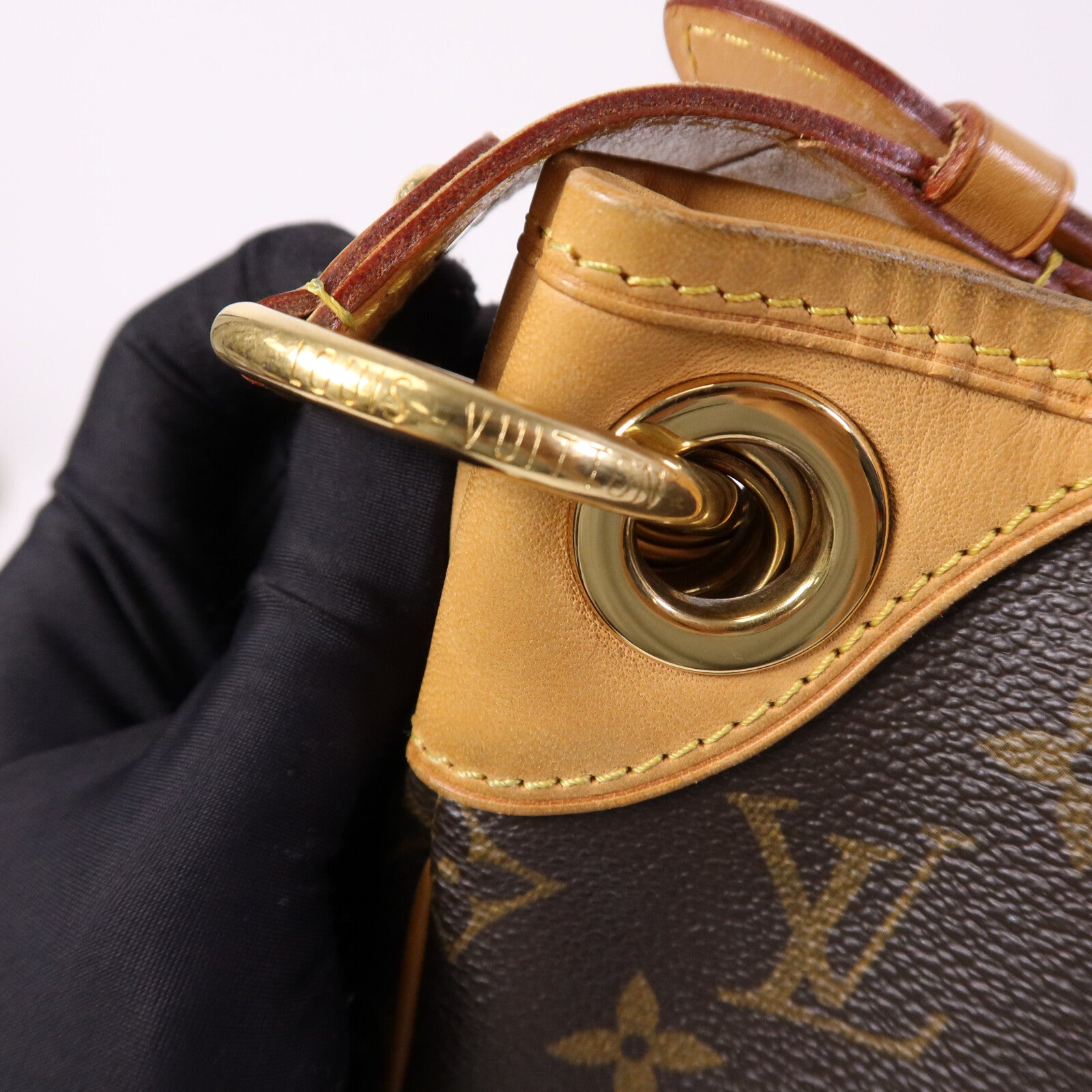 LOUIS VUITTON Monogram Galliera PM金扣肩背袋