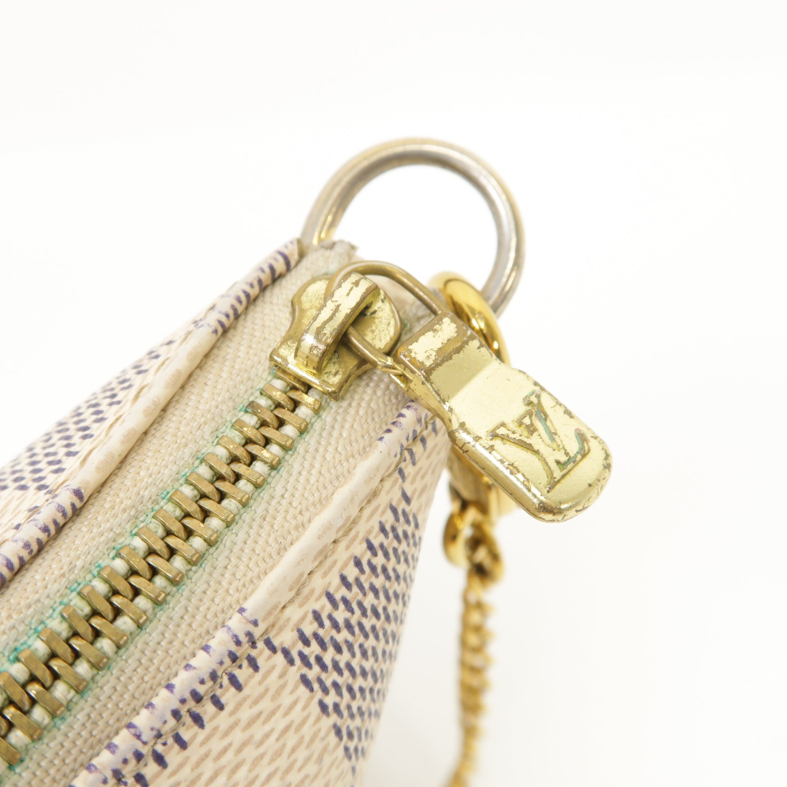 LOUIS VUITTON Damier Azur Mini Pochette Accessoires