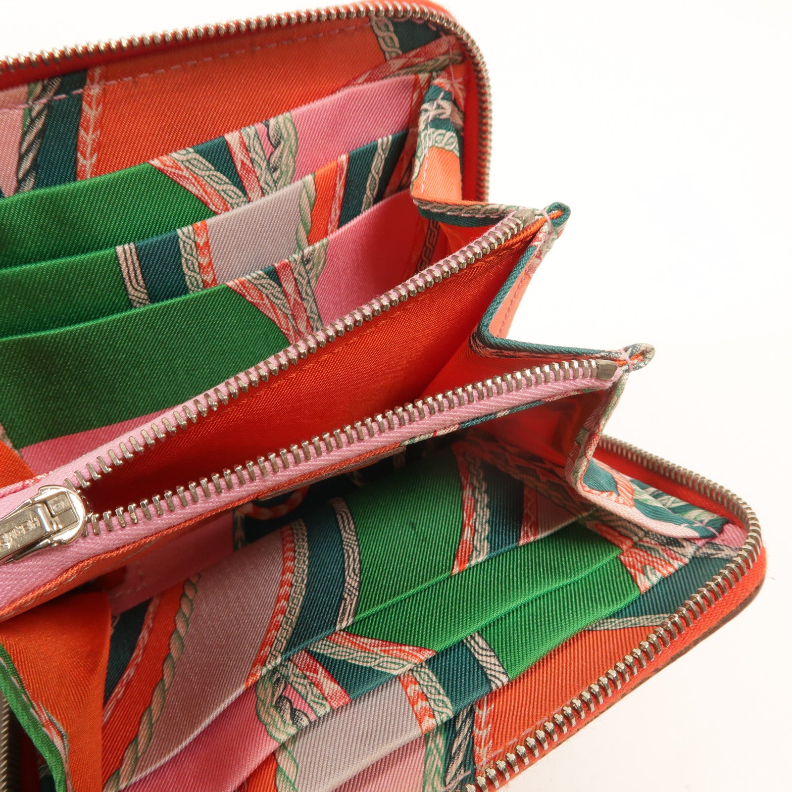 HERMES Epsom Silk In Wallet錢包Rouge Pivoine