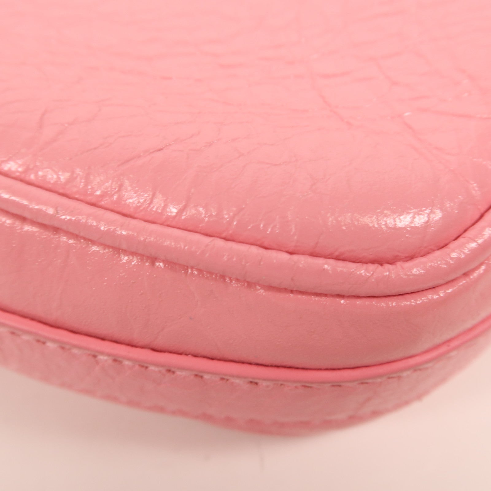 BALENCIAGA 牛皮皮革Chain Shoulder銀扣鏈帶肩背袋