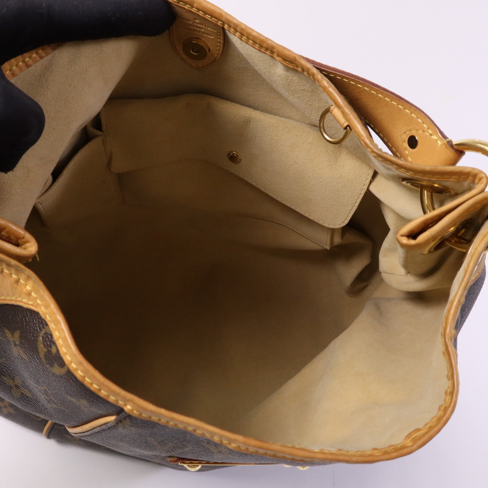 LOUIS VUITTON Monogram Galliera PM金扣肩背袋
