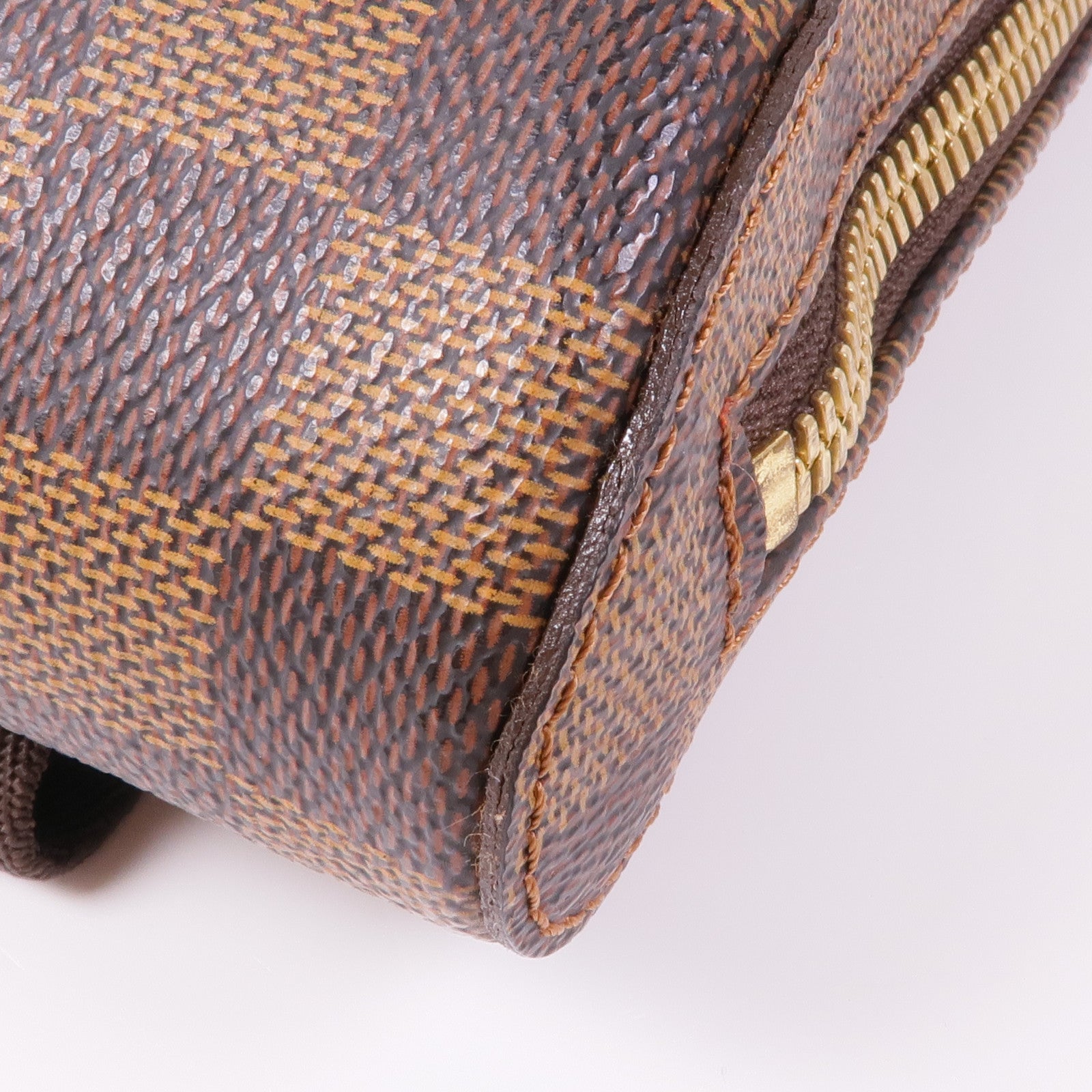 LOUIS VUITTON Damier Geronimos金扣腰包