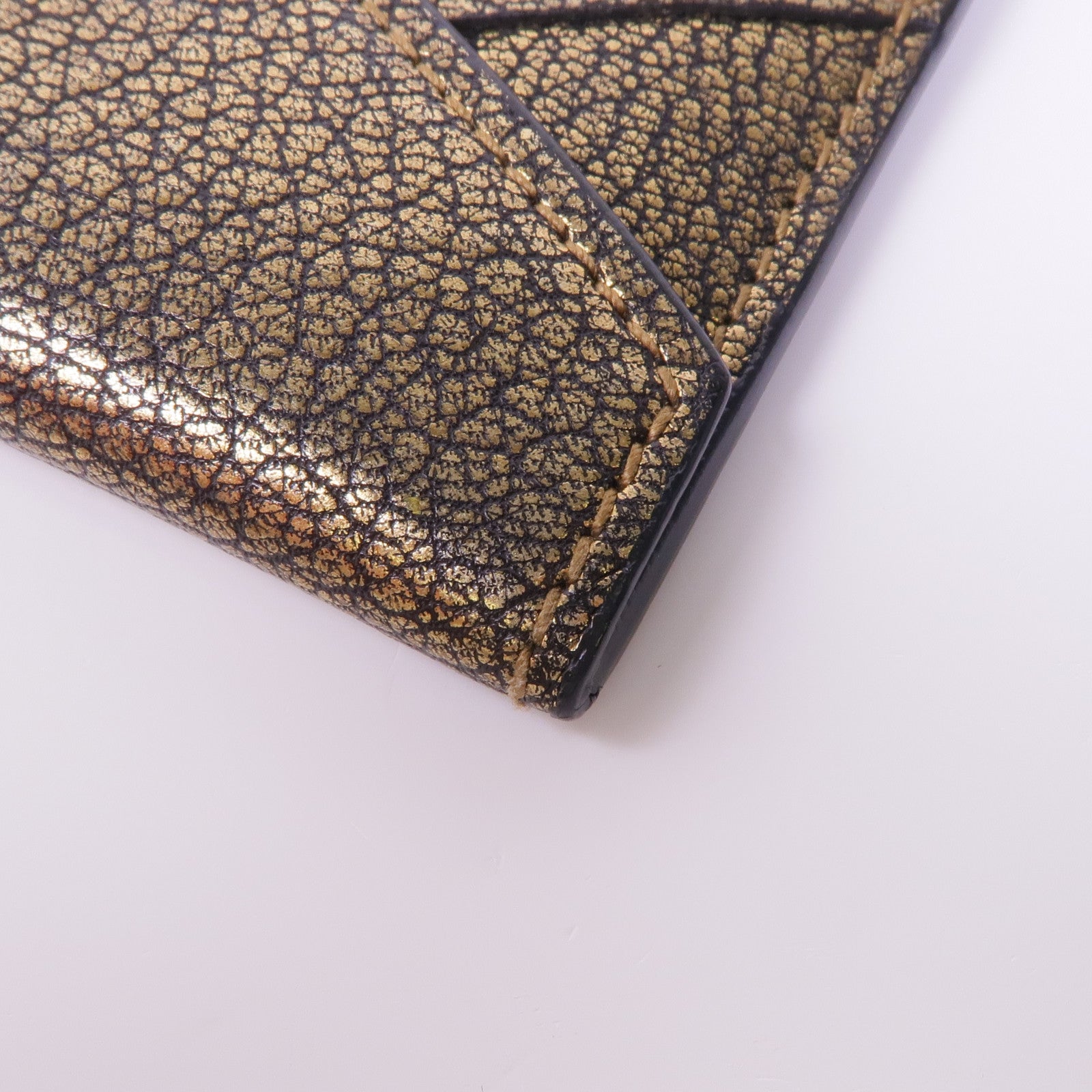 SELECTION 牛皮皮革Card Case金扣卡片套