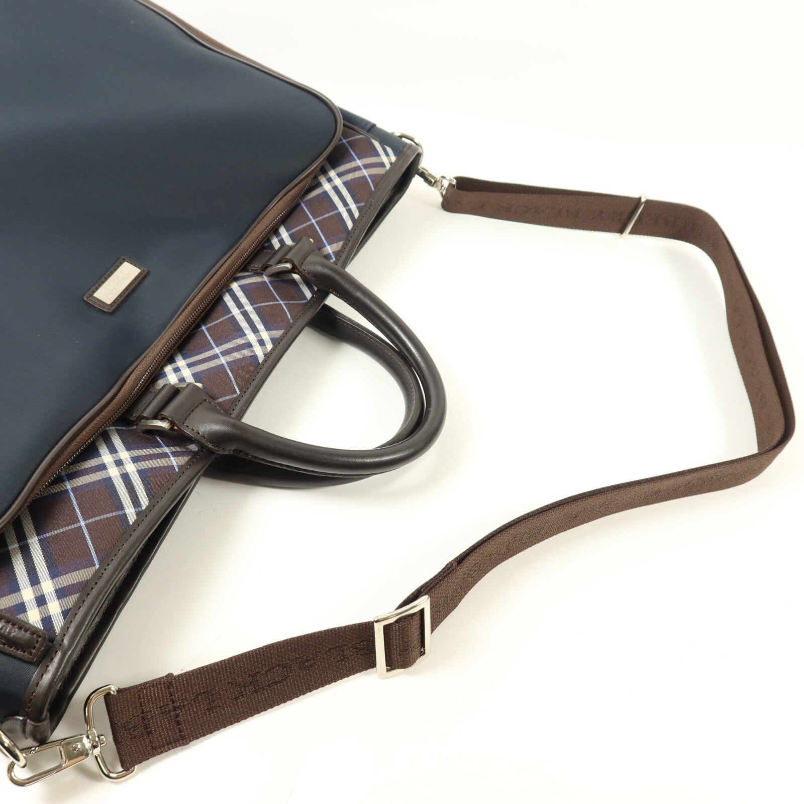 BURBERRY 帆布2Way Shoulder手挽肩背兩用袋