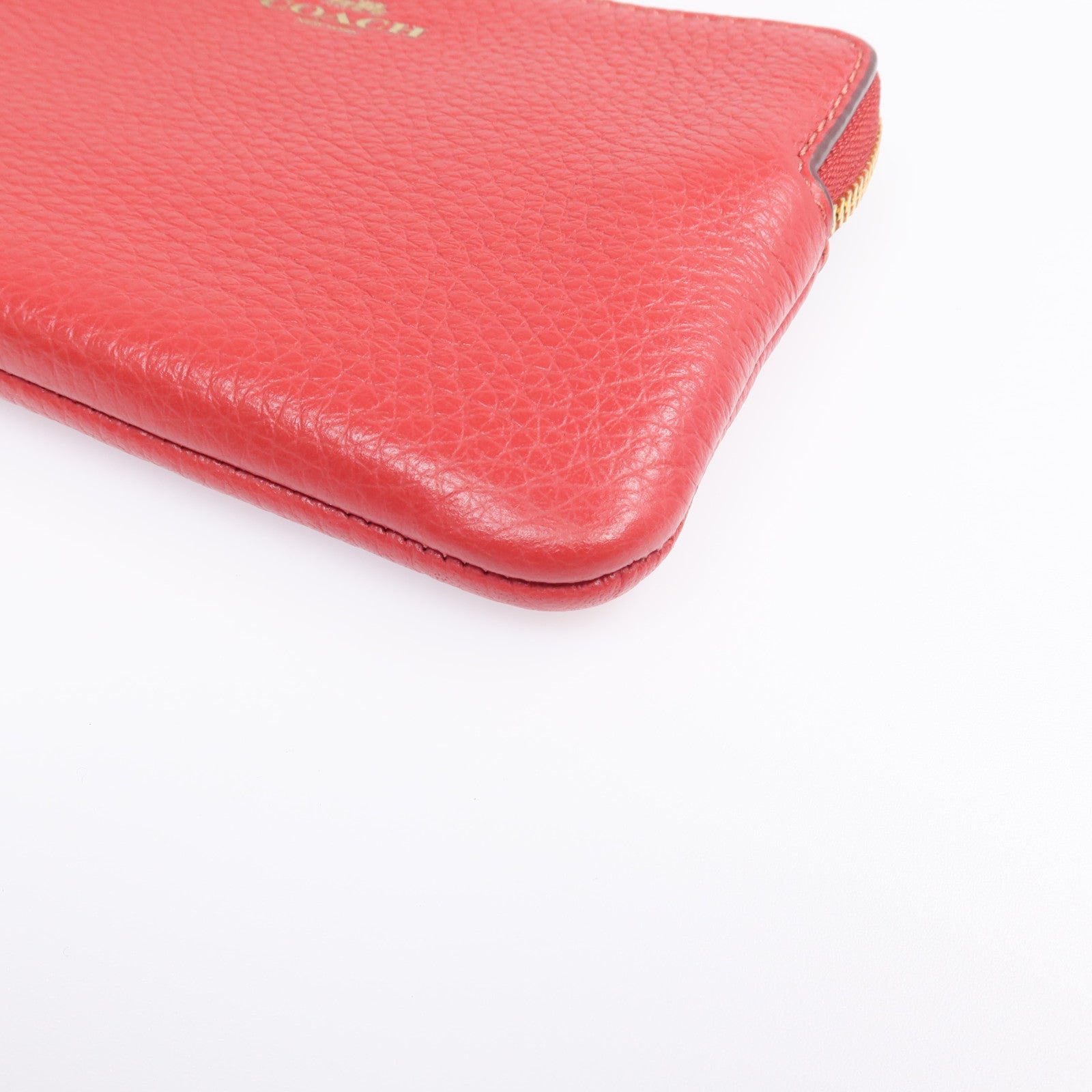 COACH 【激減優惠】牛皮皮革Wallet金扣長錢包