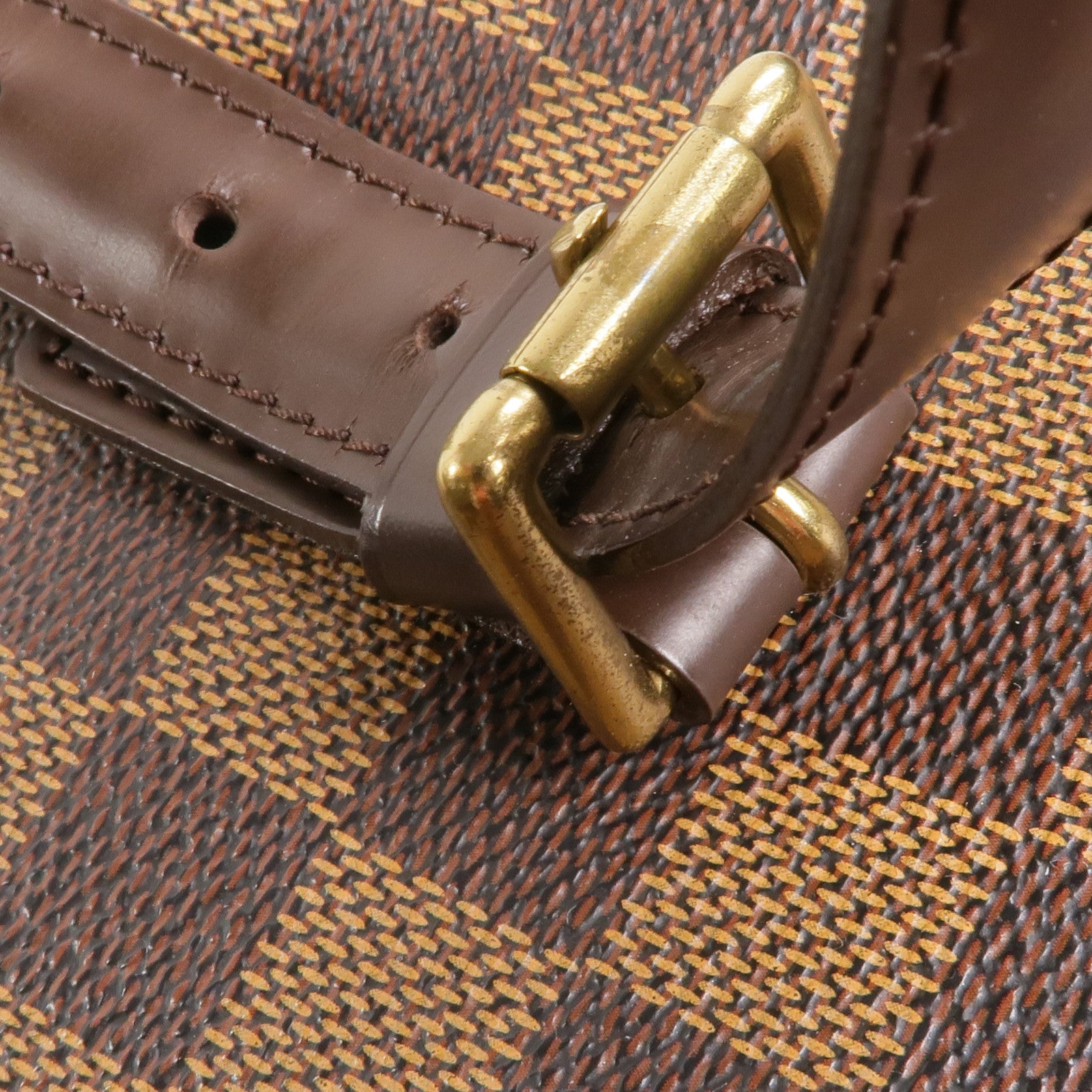 LOUIS VUITTON Damier Chelsea金扣手挽袋/肩背袋
