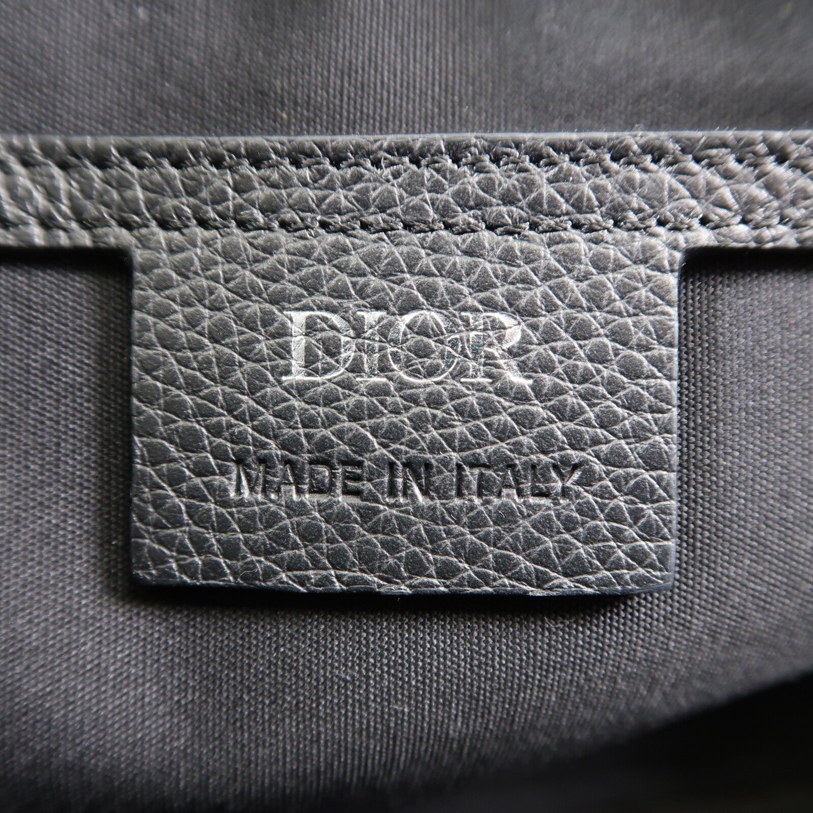 Dior 帆布Belt Bag銀扣腰包