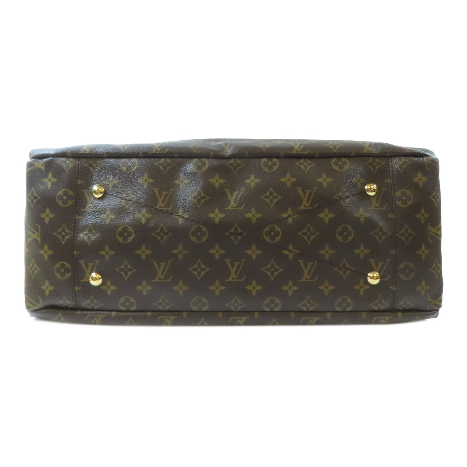 LOUIS VUITTON Monogram Artsy GM金扣肩背袋啡色