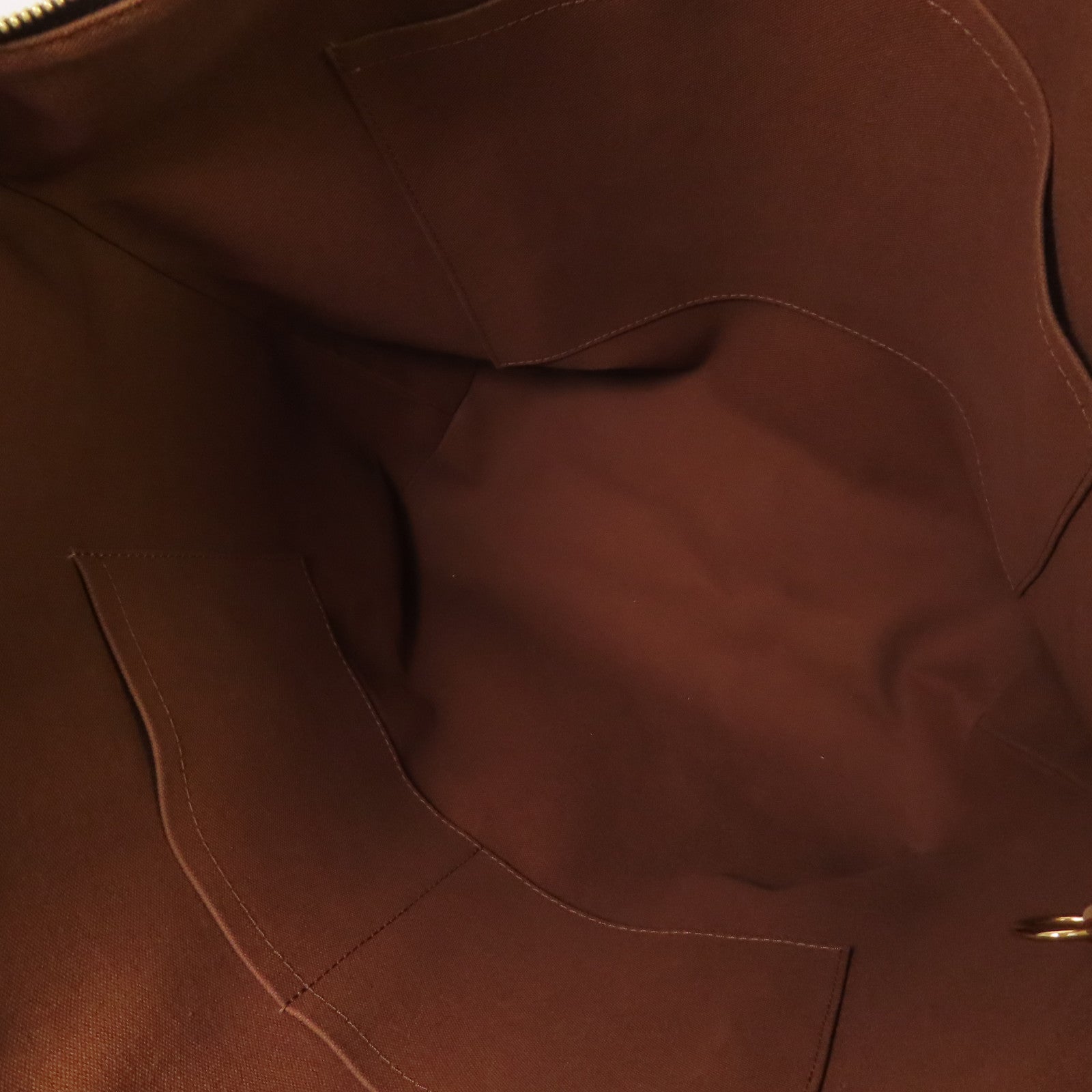 LOUIS VUITTON Monogram Totally GM Shoulder Bag金扣肩背袋啡色