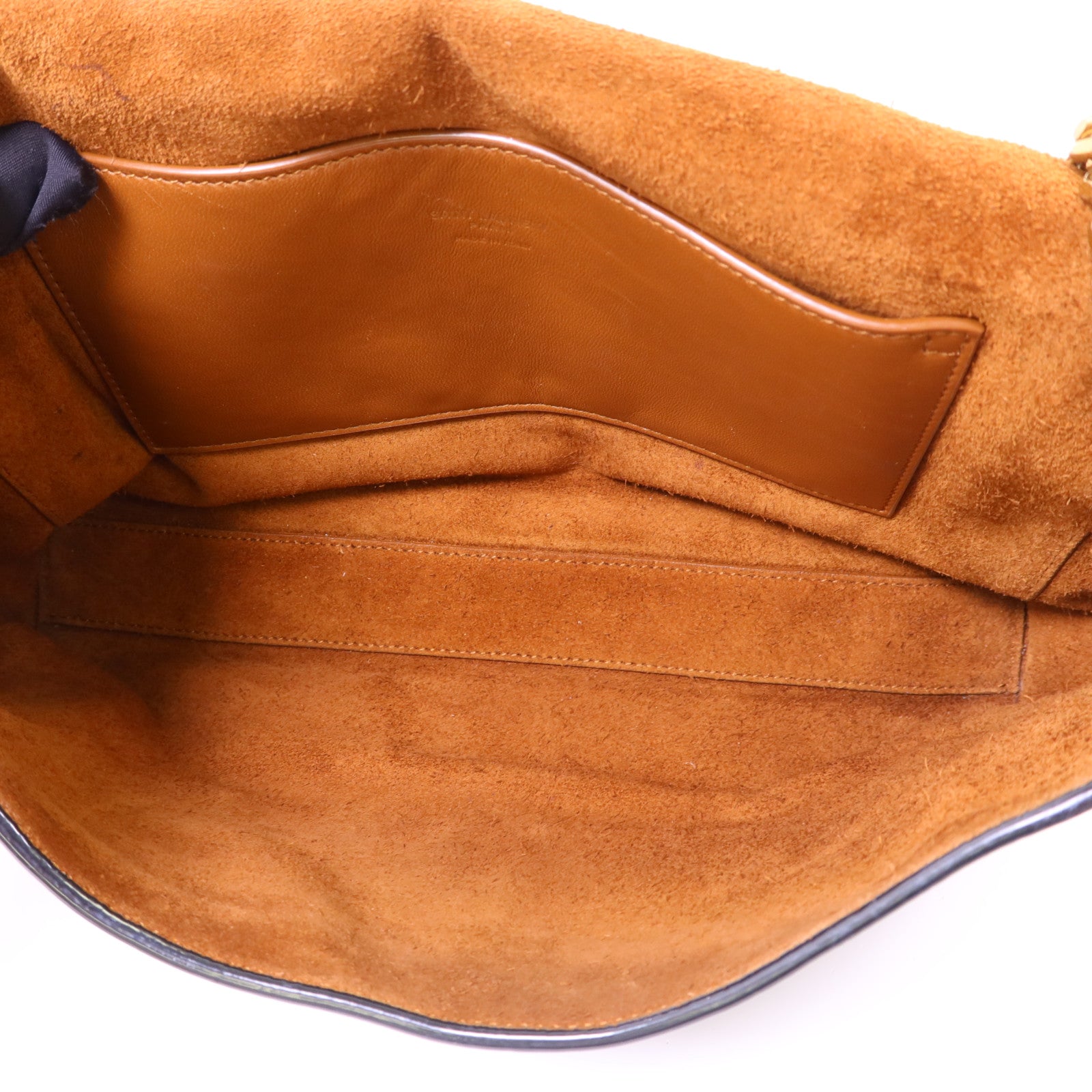 SAINT LAURENT 牛皮皮革/麂皮皮革Medium Kate Reversible Chain Bag金扣鏈帶肩背袋