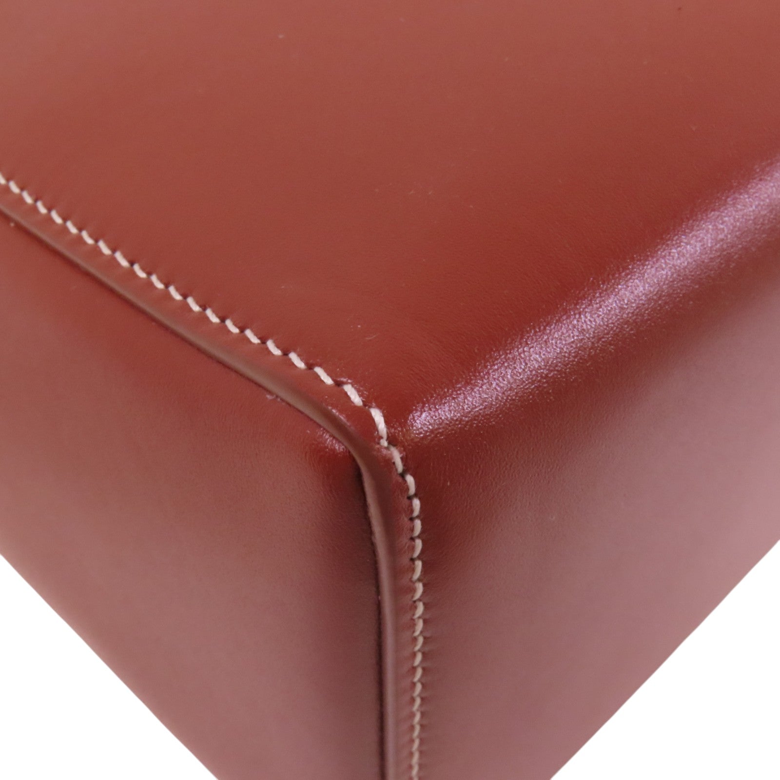 Loro Piana 牛皮皮革Extra Bag L27金扣手挽肩背兩用袋