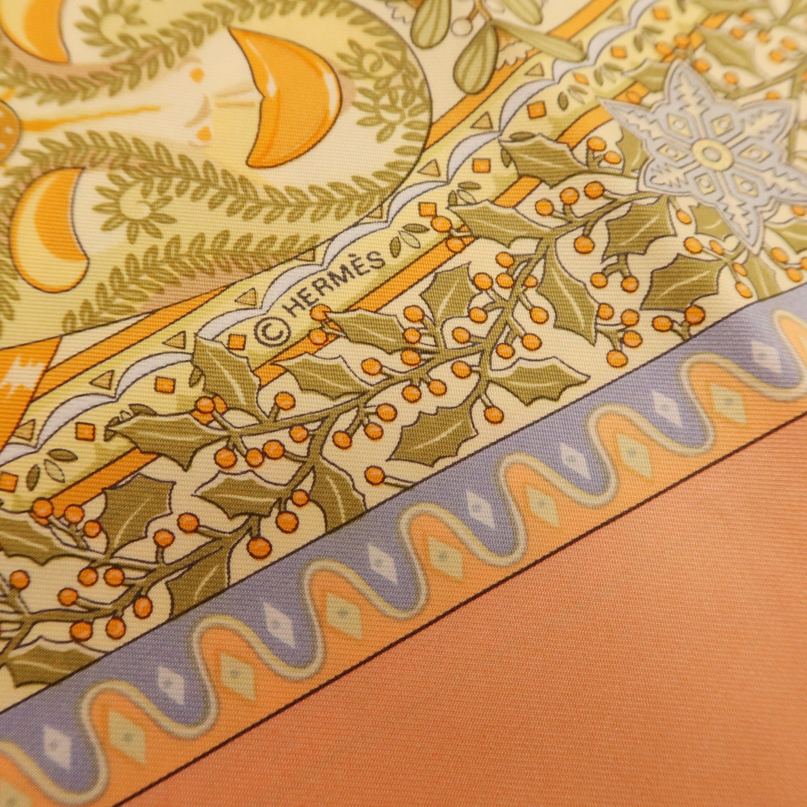 HERMES 絲質Scarf 90X90絲巾