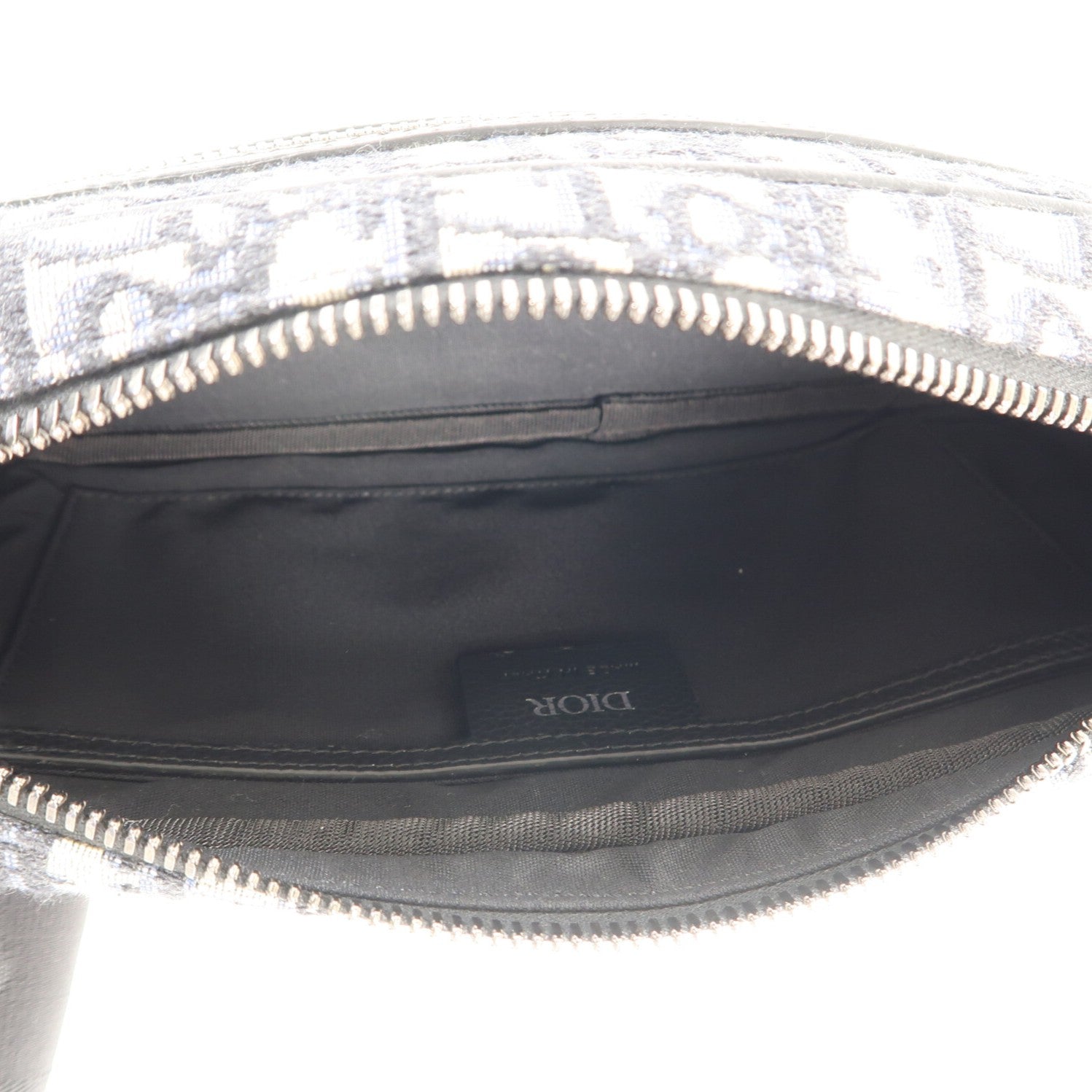 Dior 帆布Belt Bag銀扣腰包