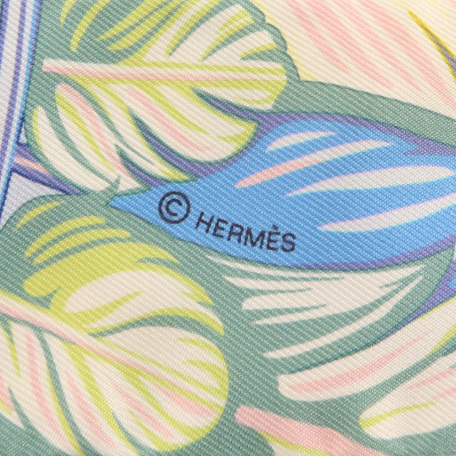 HERMES 絲質Twilly絲巾