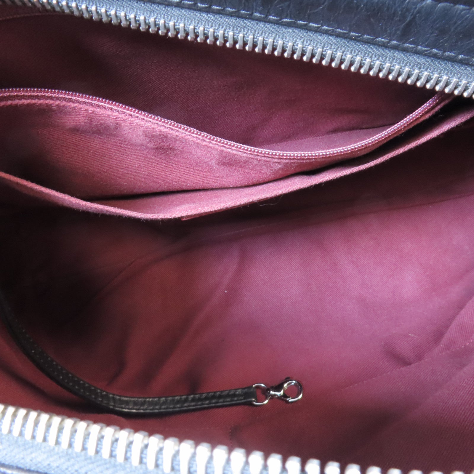 CHANEL 【激減優惠】斜紋皮革Shoulder Bag銀扣肩背袋黑色