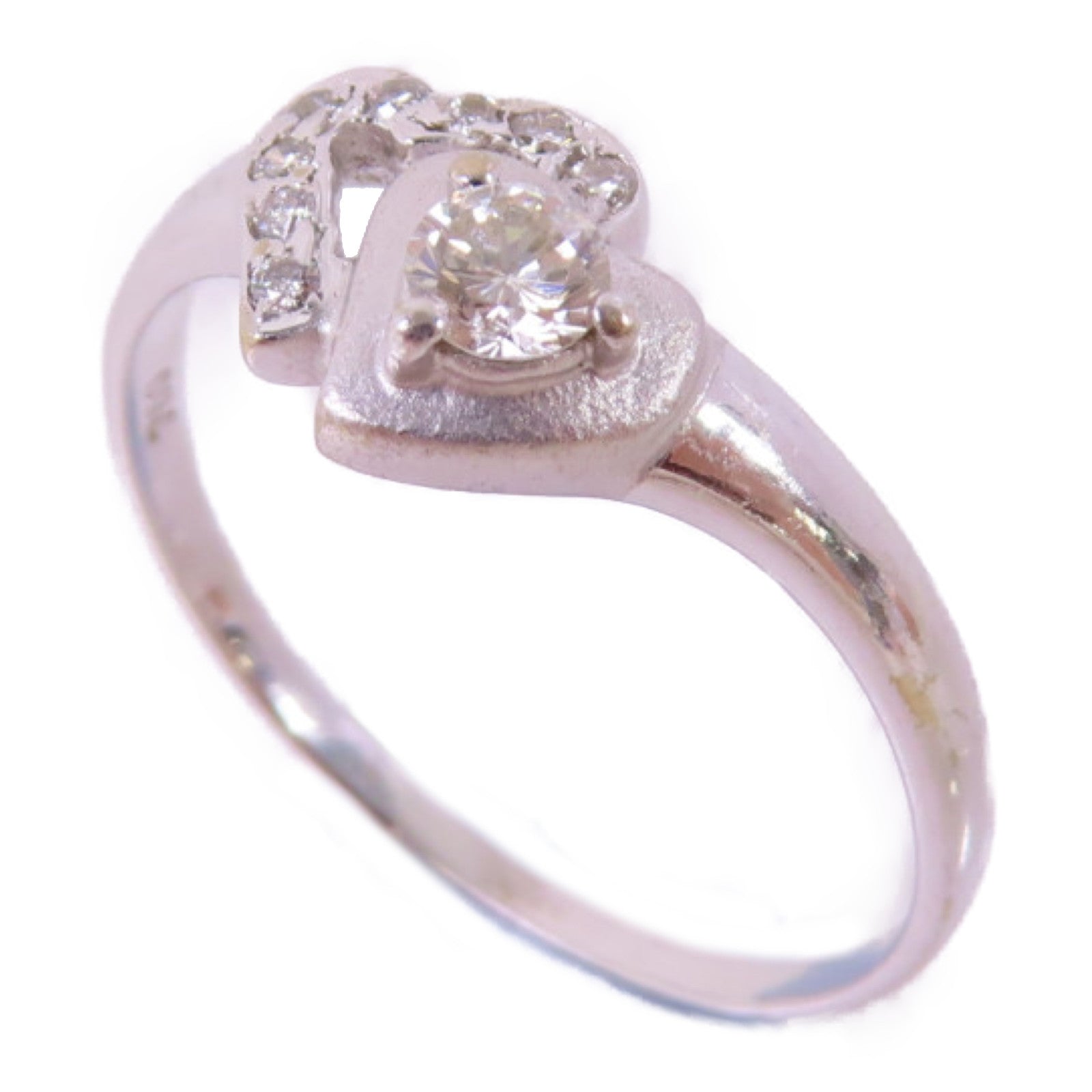 JEWELRY 【激減優惠】18K白金/鑽石Diamond Ring戒指US#6.5