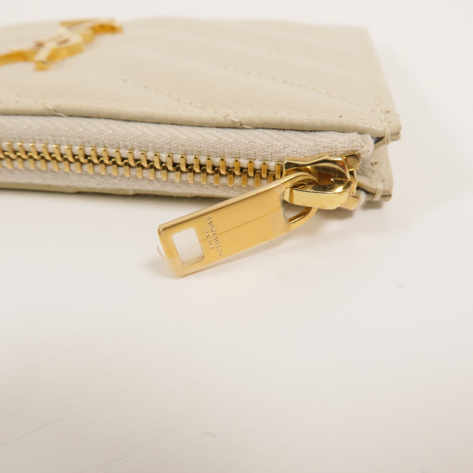 YVES SAINT LAURENT 牛皮皮革Card Case卡片套