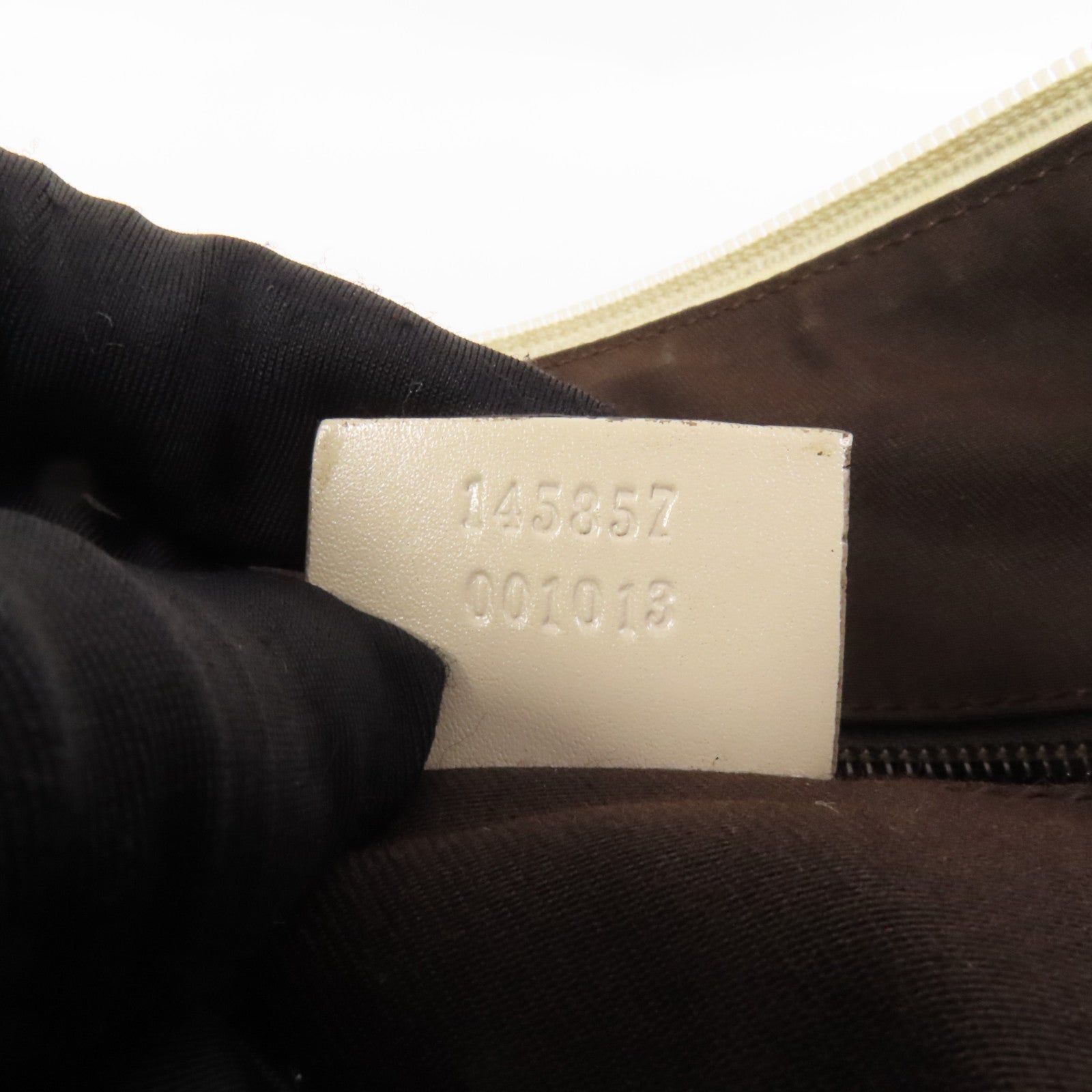 GUCCI 帆布Shoulder Bag銀扣肩背袋