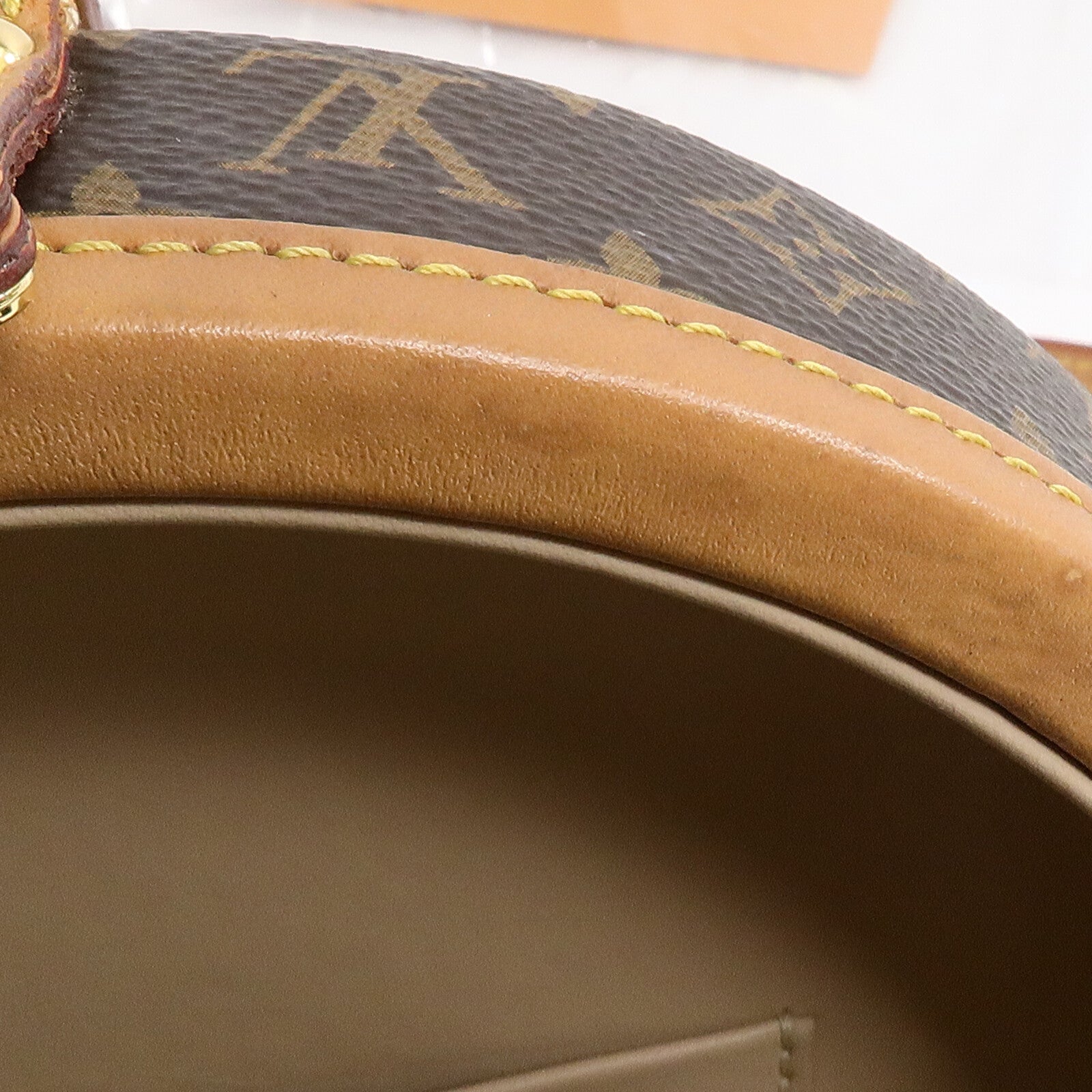 LOUIS VUITTON Monogram Petite Boite Chapeau金扣手挽肩背兩用袋