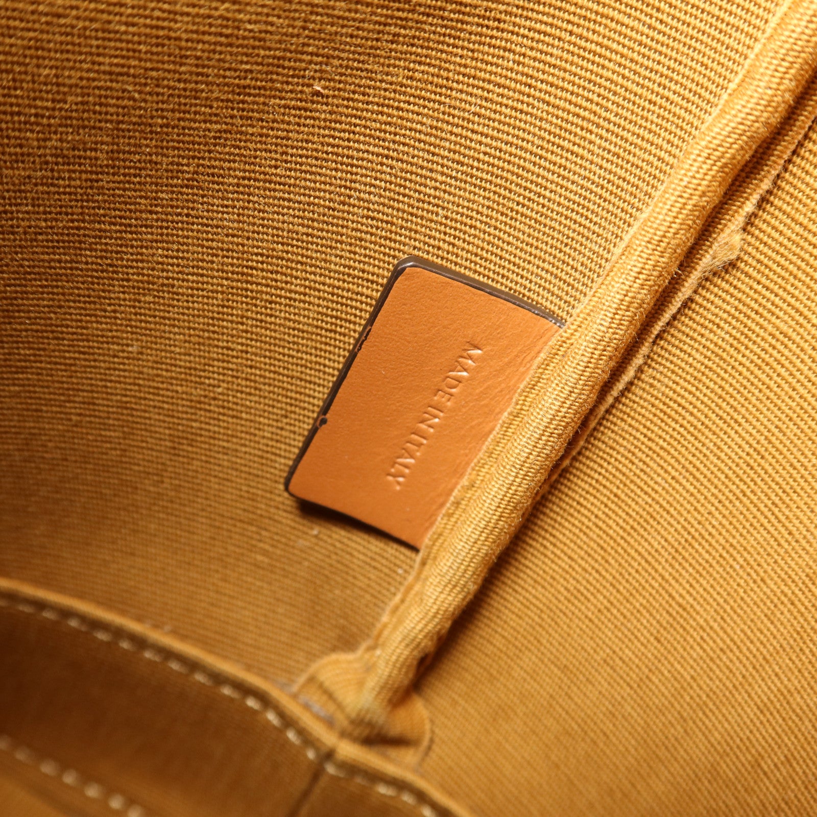 CELINE 塗層帆布Small Bucket金扣肩背袋