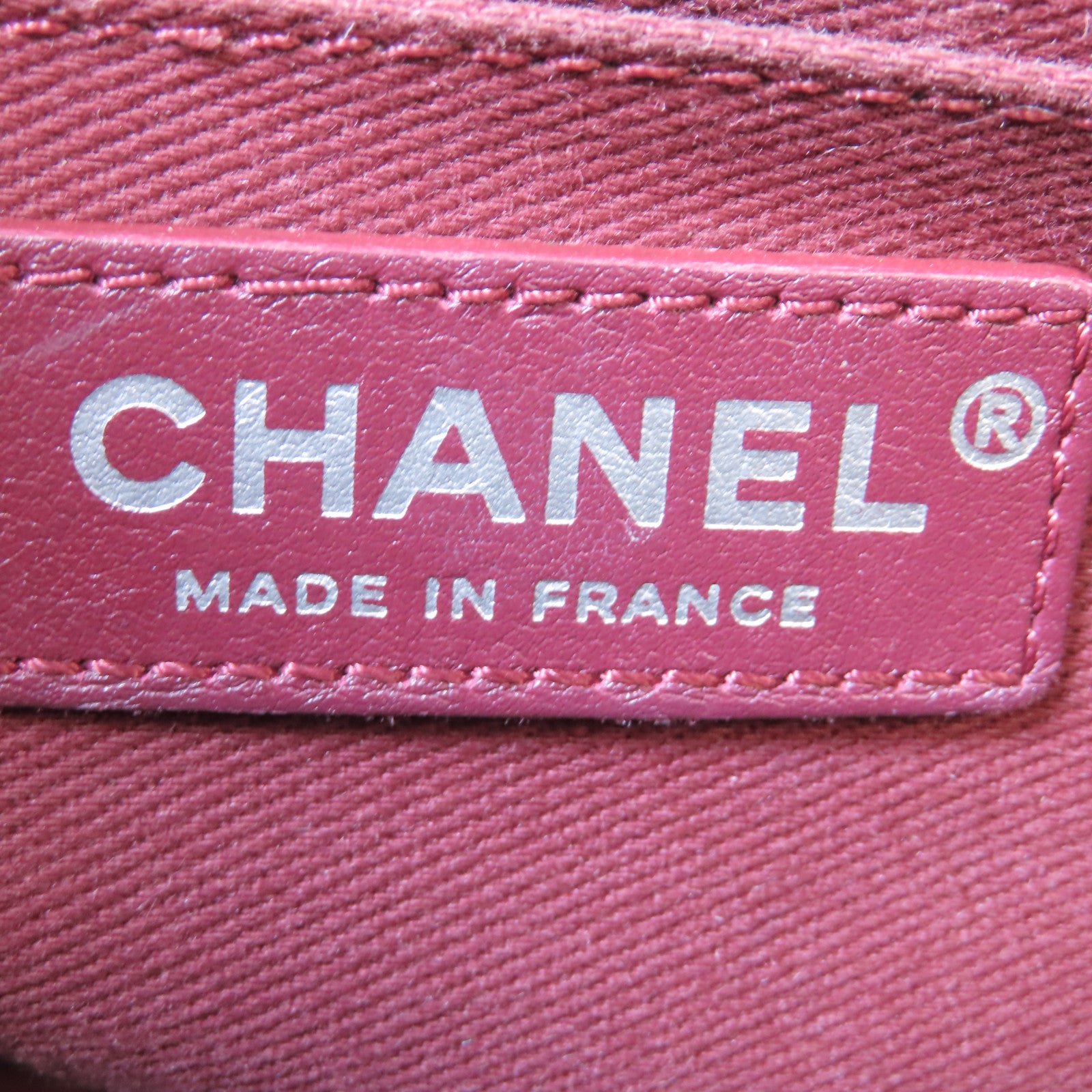 CHANEL 【激減優惠】斜紋皮革Shoulder Bag銀扣肩背袋黑色
