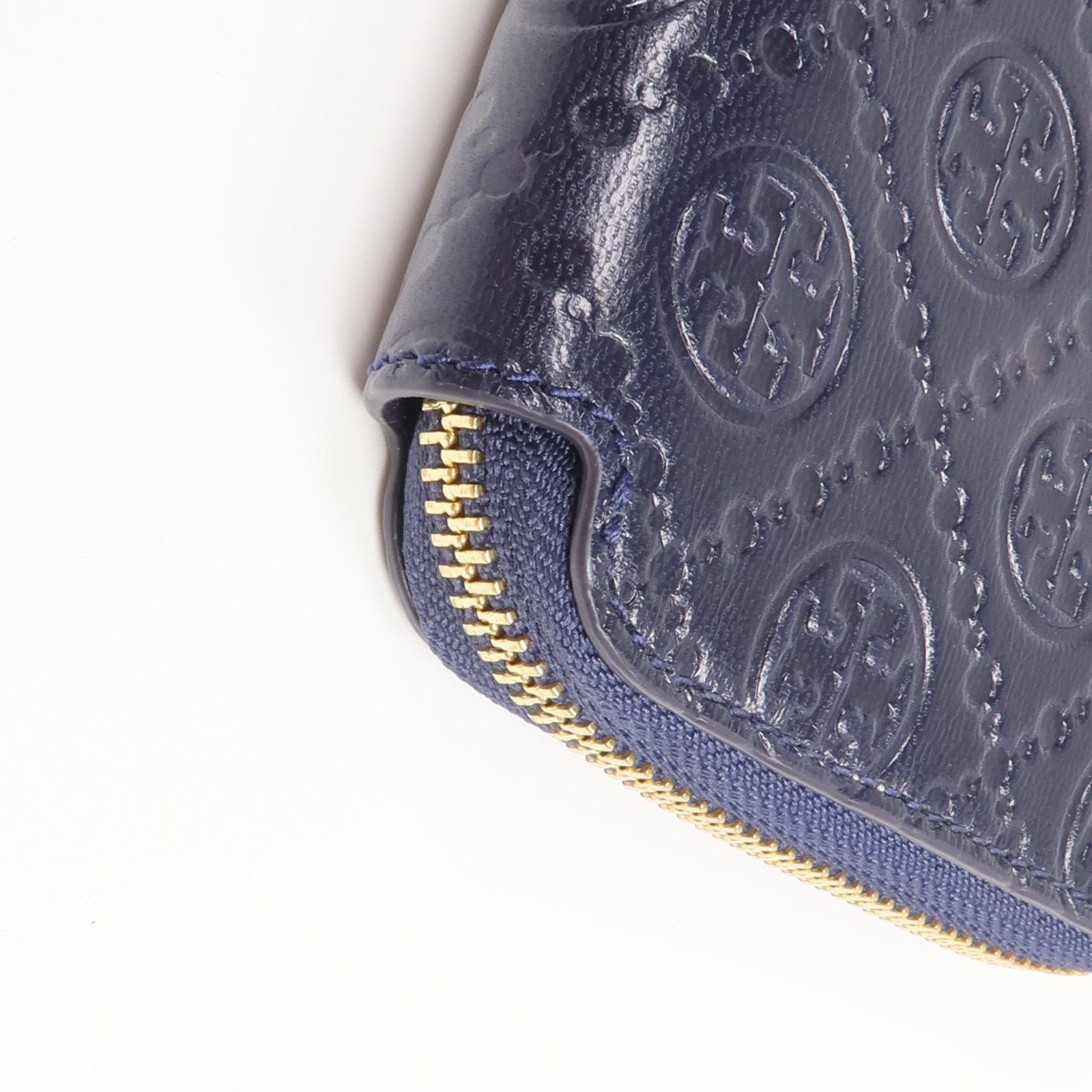 Tory Burch 牛皮皮革Zipper Long Wallet金扣長錢包