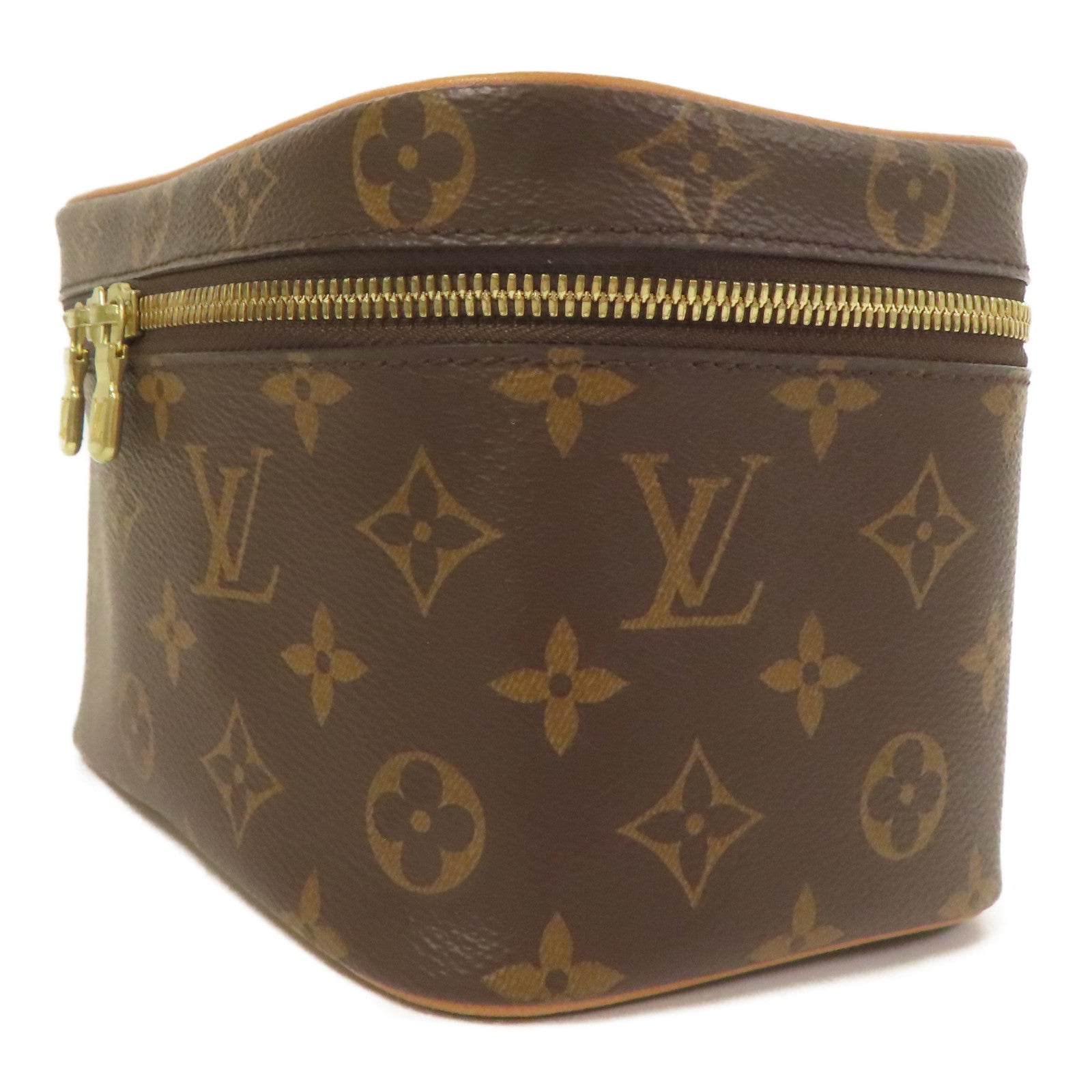LOUIS VUITTON【激減優惠】 Monogram Nice Mini金扣手挽袋啡色