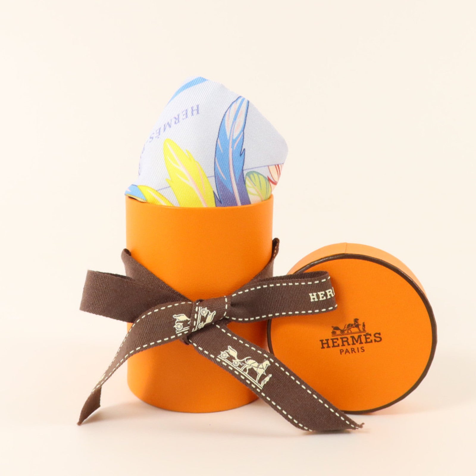 HERMES 絲質Twilly絲巾