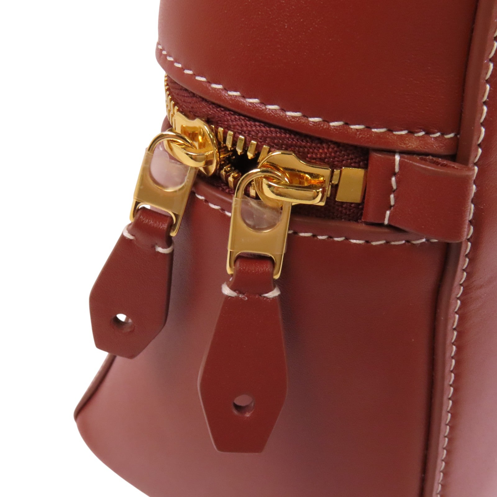 Loro Piana 牛皮皮革Extra Bag L27金扣手挽肩背兩用袋
