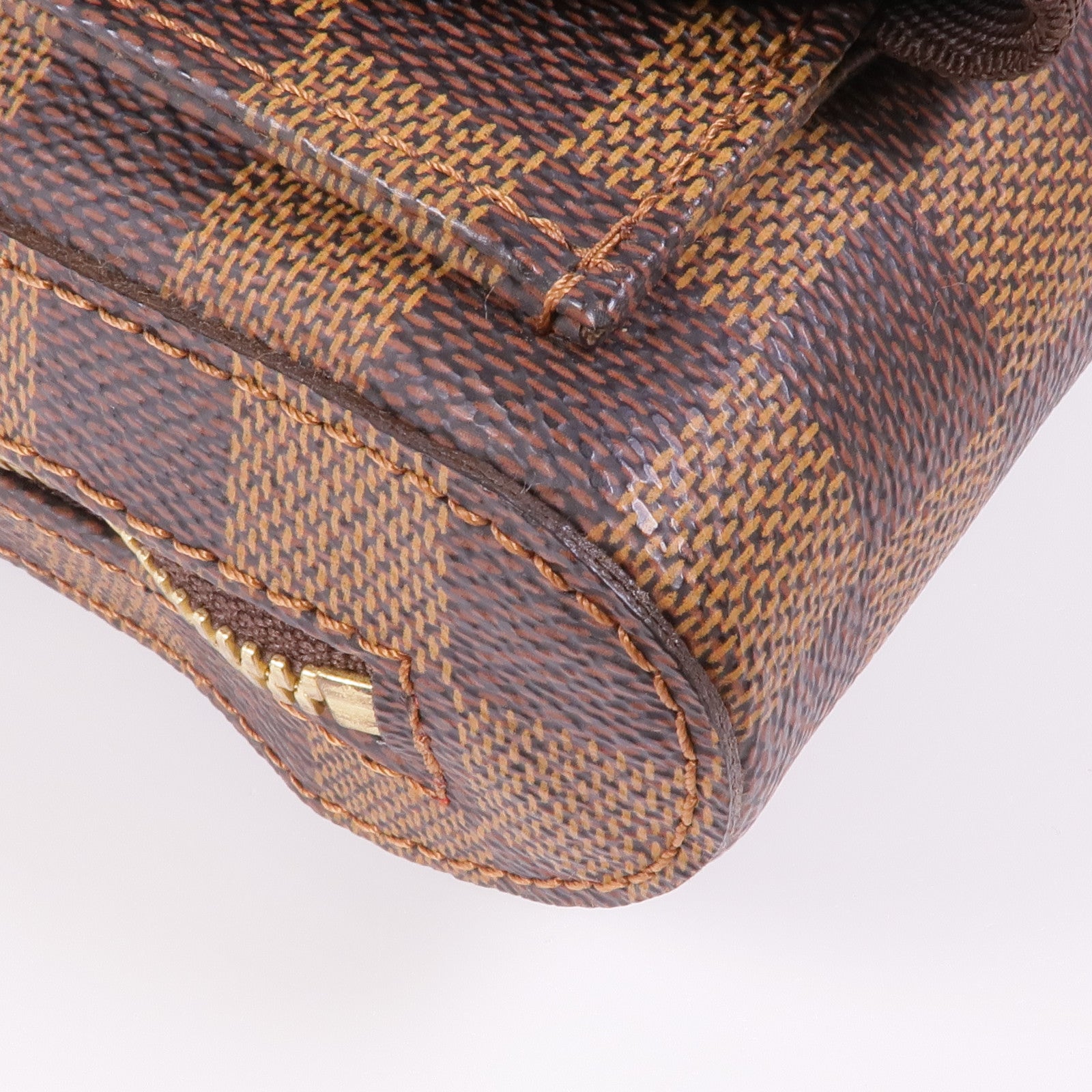 LOUIS VUITTON Damier Geronimos金扣腰包