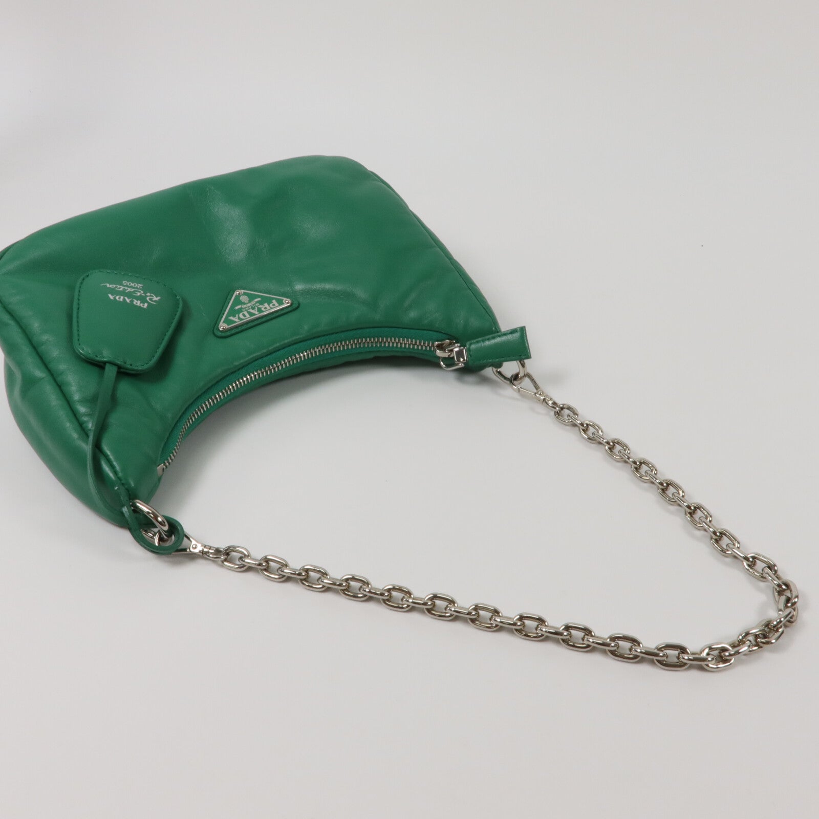 PRADA 羊皮皮革Shoulder Bag (Re-Edition 2005)手挽肩背兩用袋