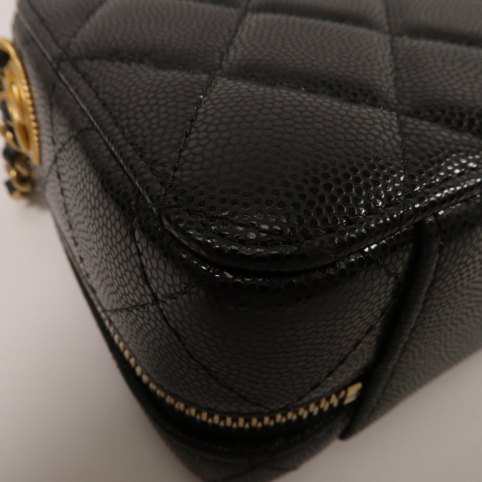 CHANEL 牛皮皮革Camera Bag鏈帶肩背袋