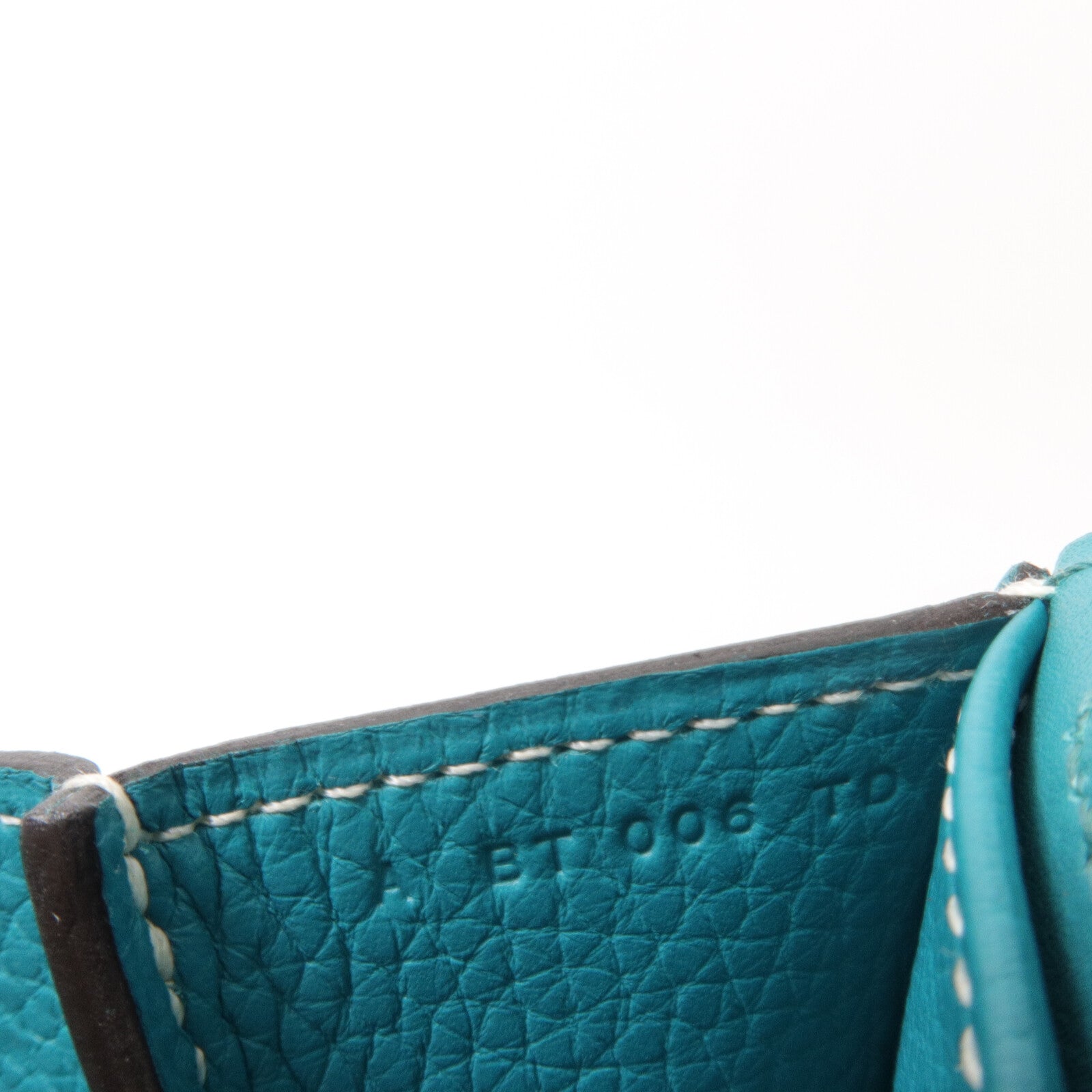 HERMES Clemence皮革Halzan 31手挽肩背兩用袋Vert Verone