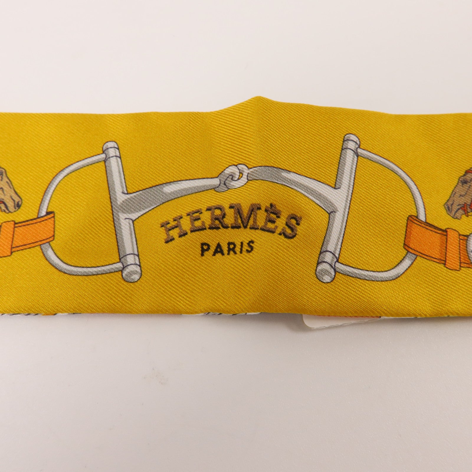 HERMES 絲質Twilly絲巾