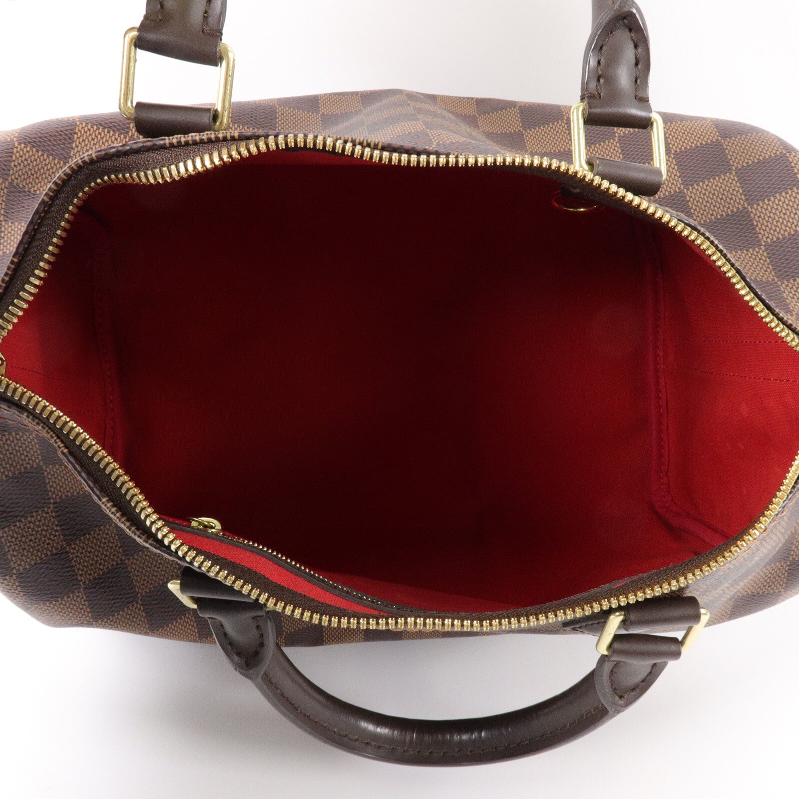 LOUIS VUITTON Damier Speedy Bandouliere 30手挽肩背兩用袋