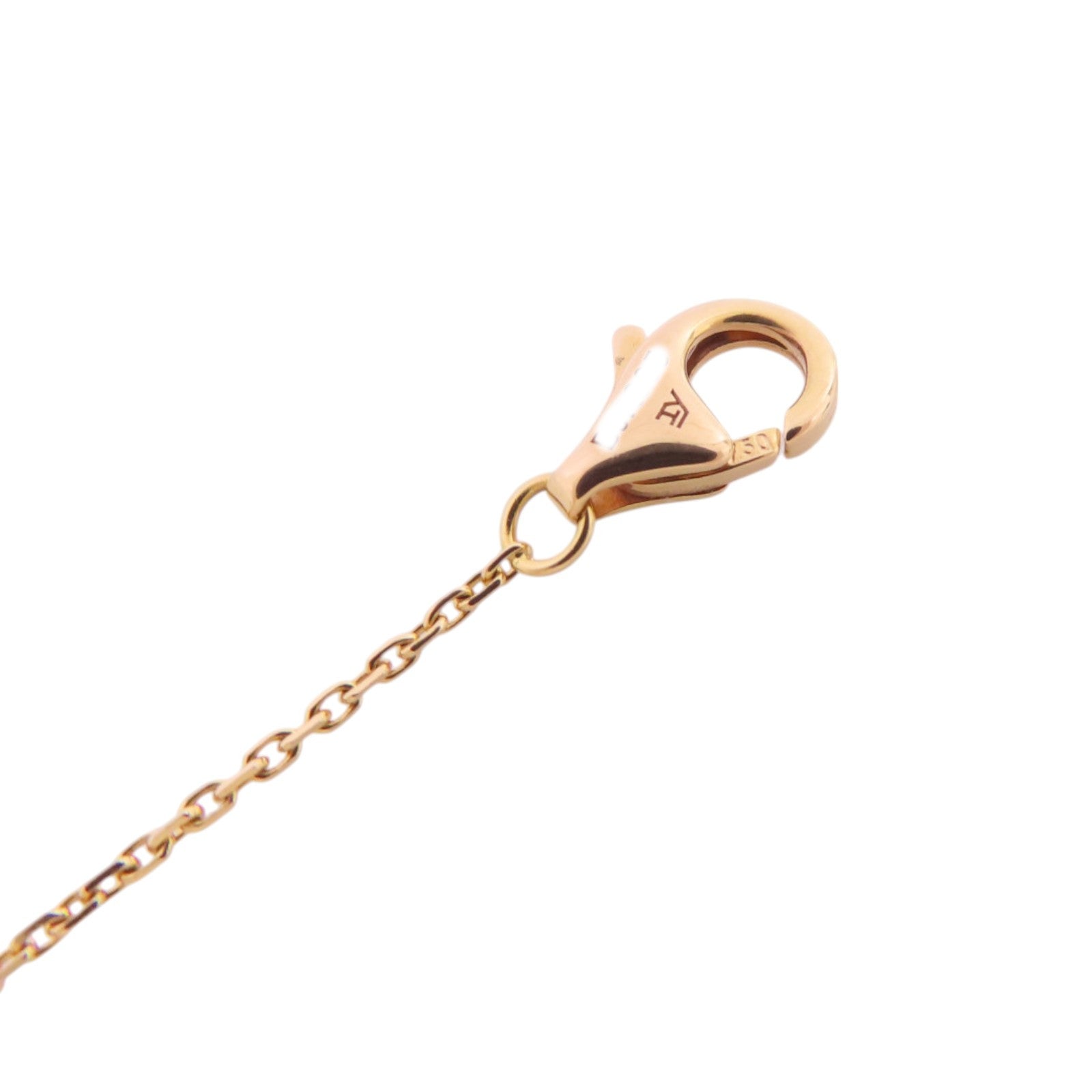 CARTIER 18K玫瑰金/紅玉髓/鑽石Amulette De Cartier Carnelian Diamond Nacklace項鏈