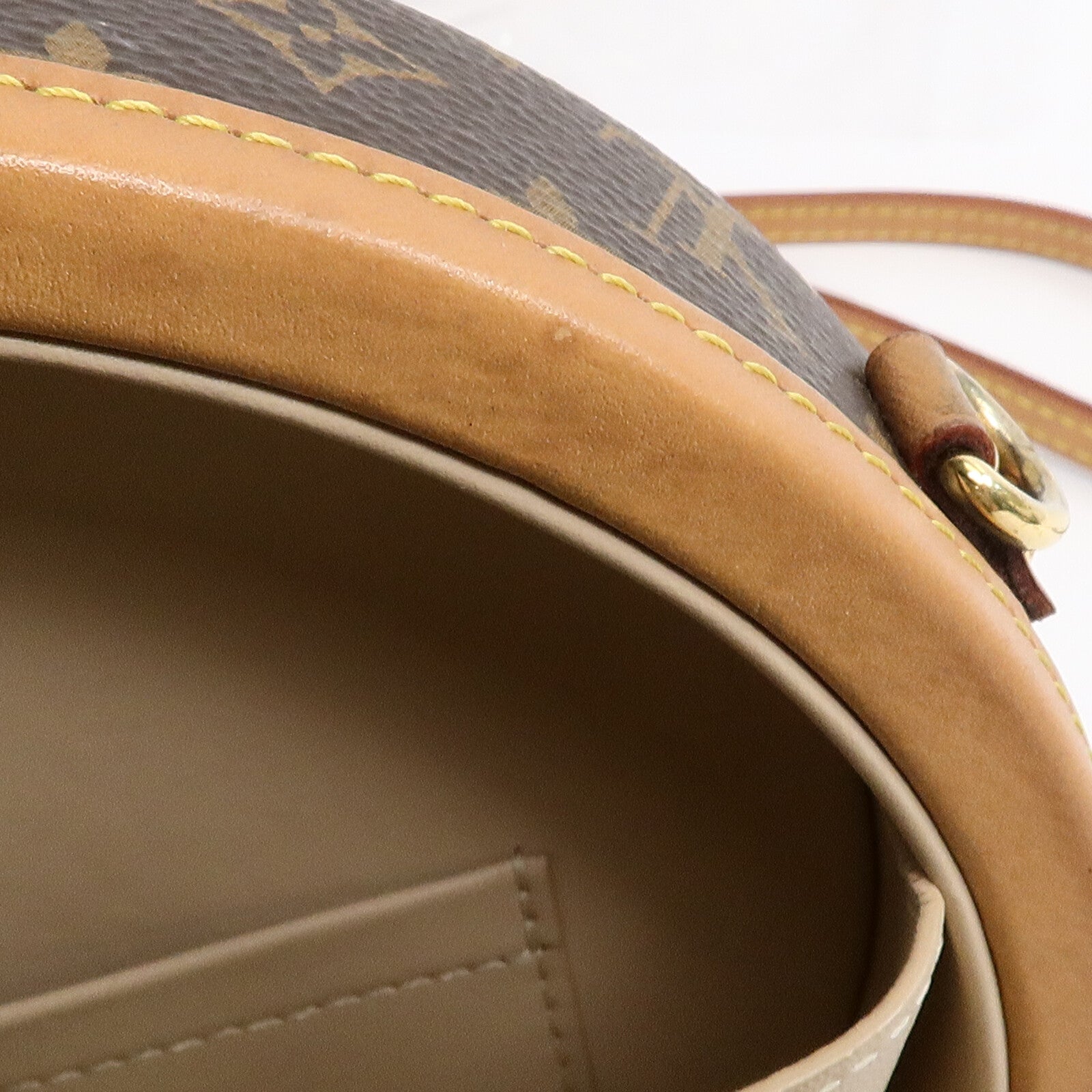 LOUIS VUITTON Monogram Petite Boite Chapeau金扣手挽肩背兩用袋