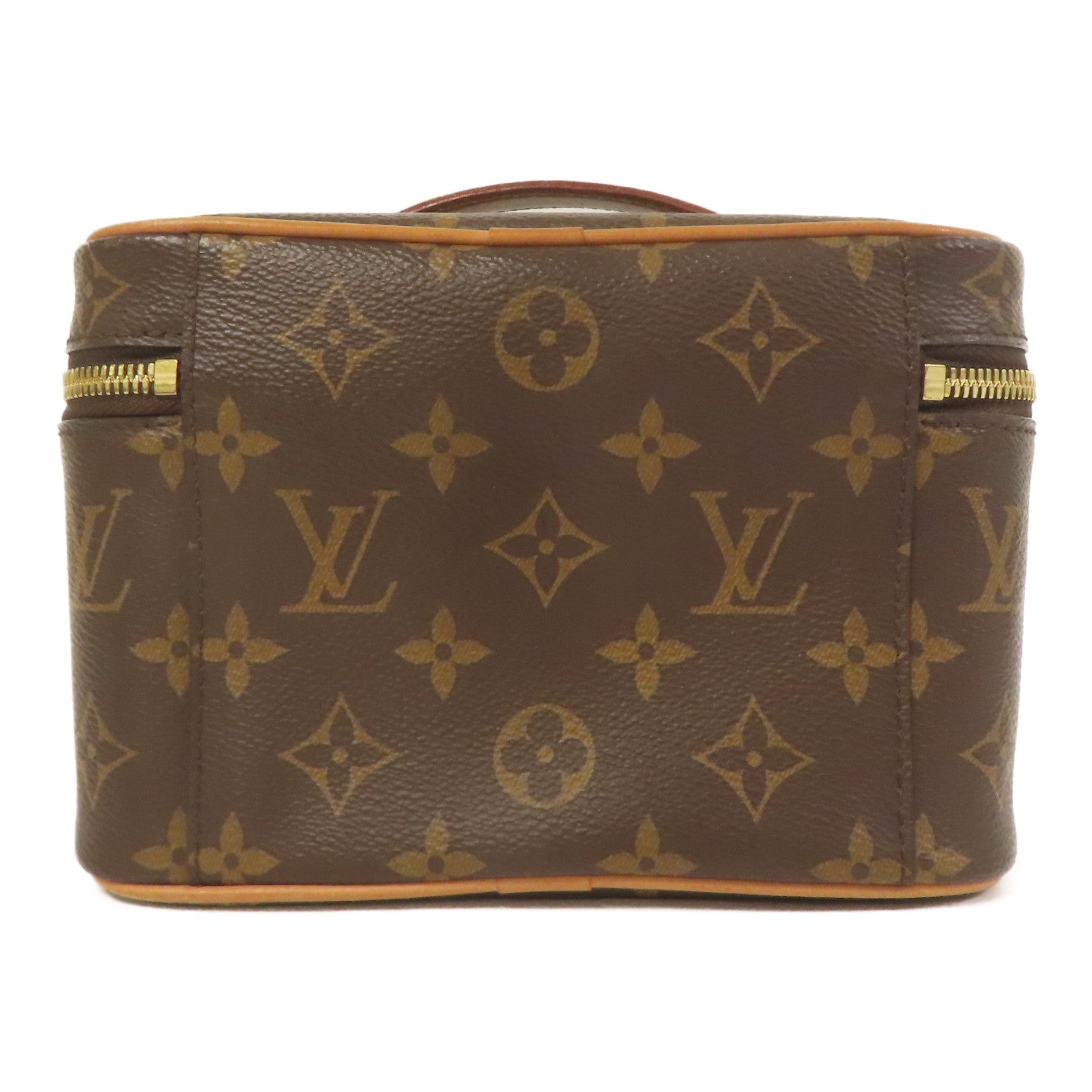 LOUIS VUITTON【激減優惠】 Monogram Nice Mini金扣手挽袋啡色