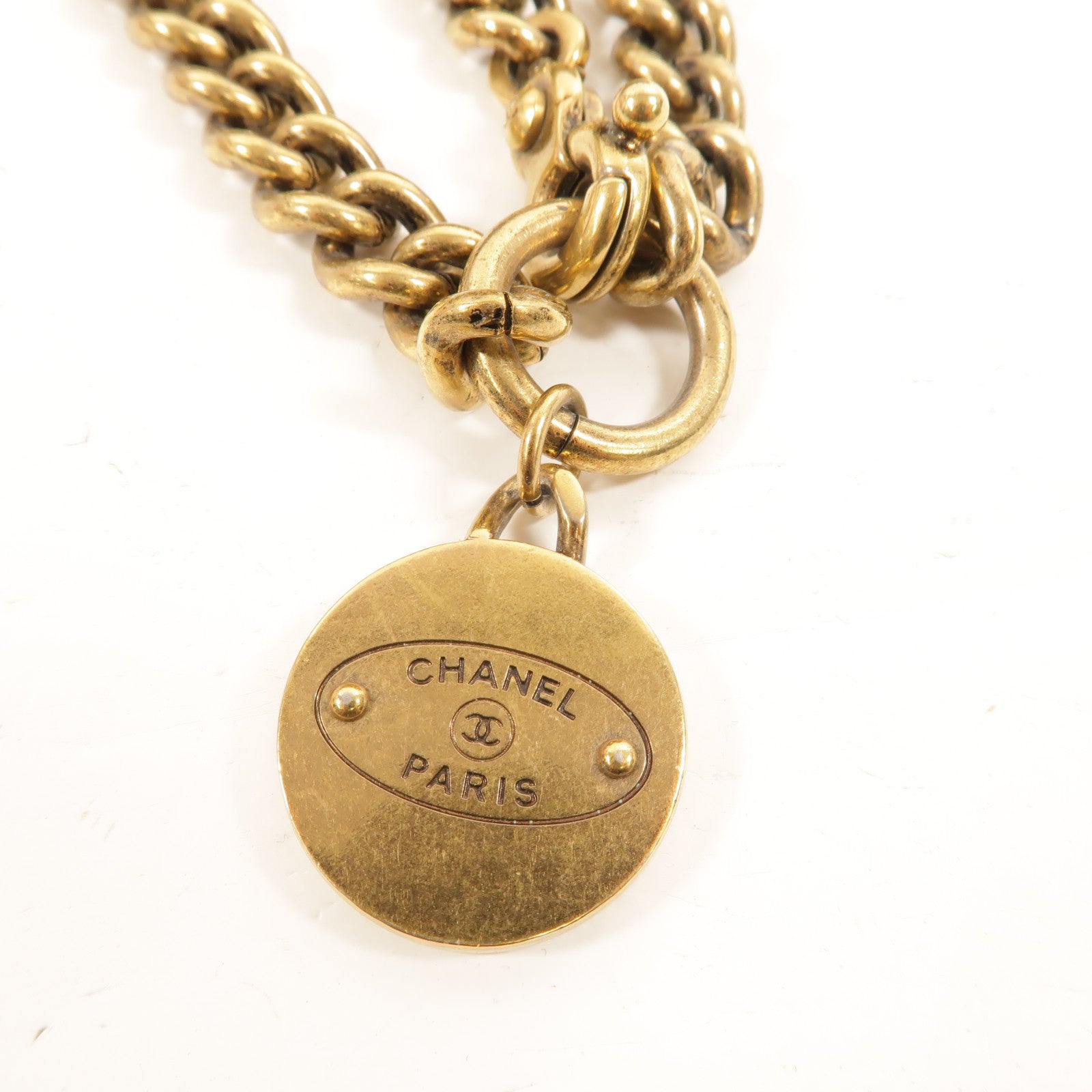 CHANEL 牛皮皮革CC Crown Flap肩背袋