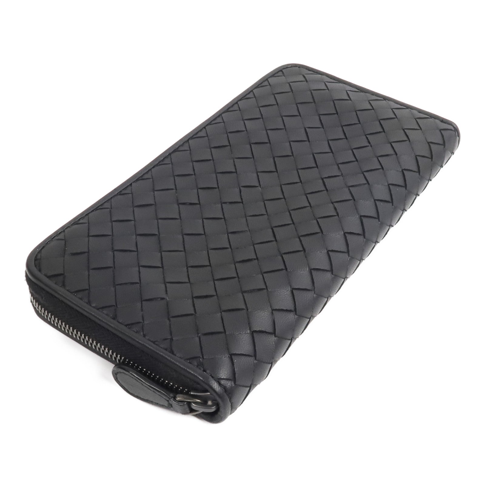 BOTTEGA VENETA 羊皮皮革Zipper Long Wallet長錢包