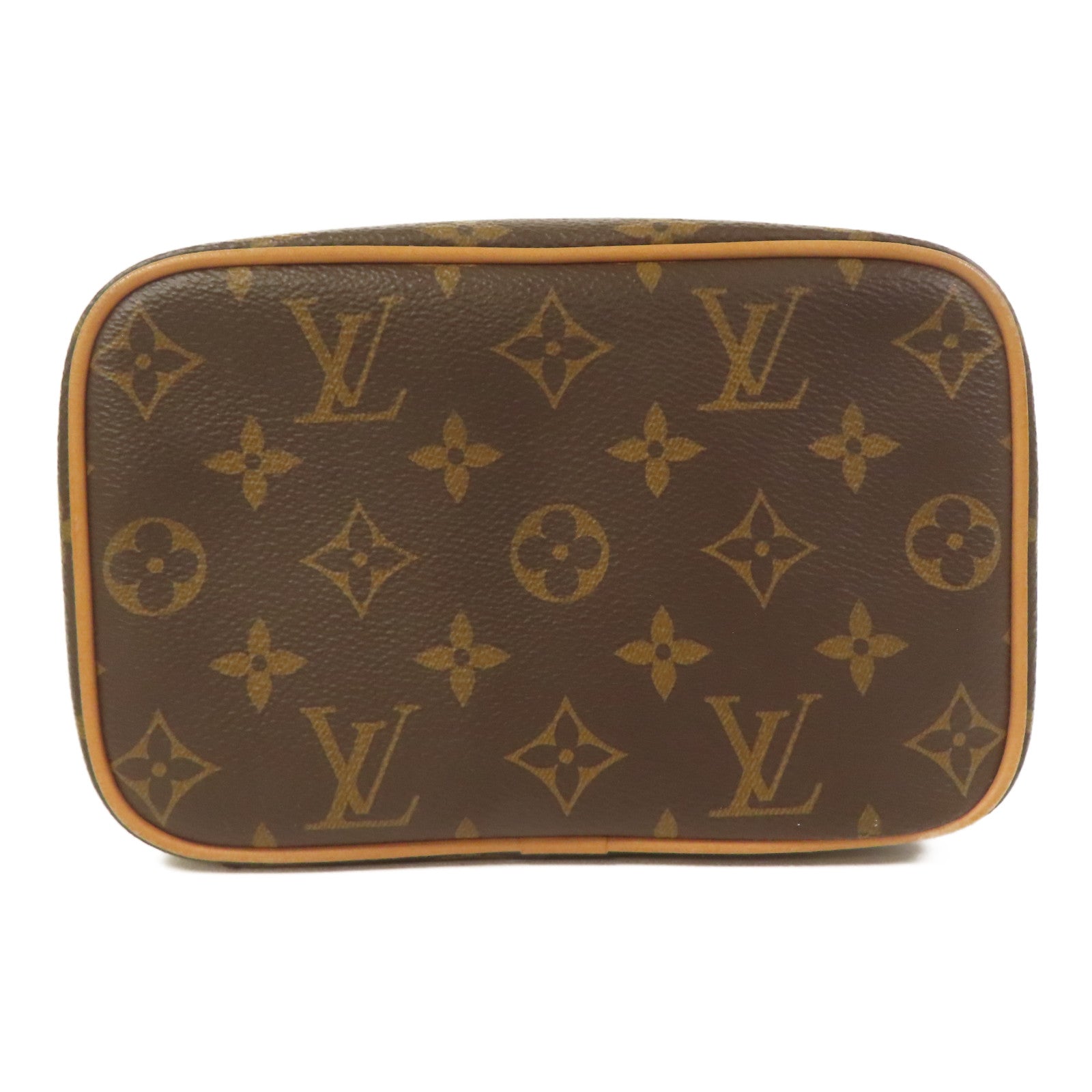 LOUIS VUITTON【激減優惠】 Monogram Nice Mini金扣手挽袋啡色