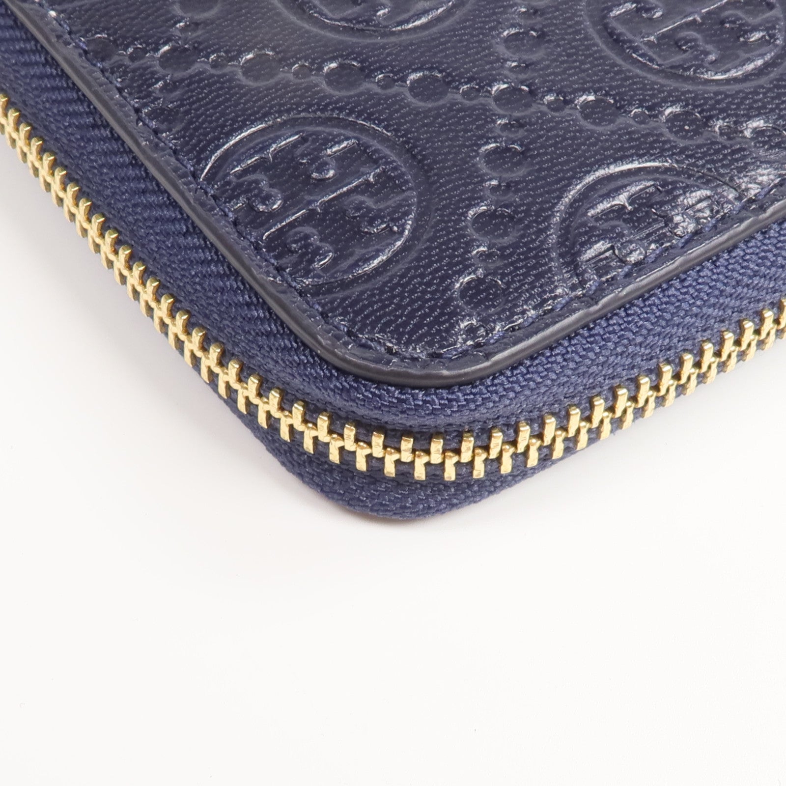 Tory Burch 牛皮皮革Zipper Long Wallet金扣長錢包