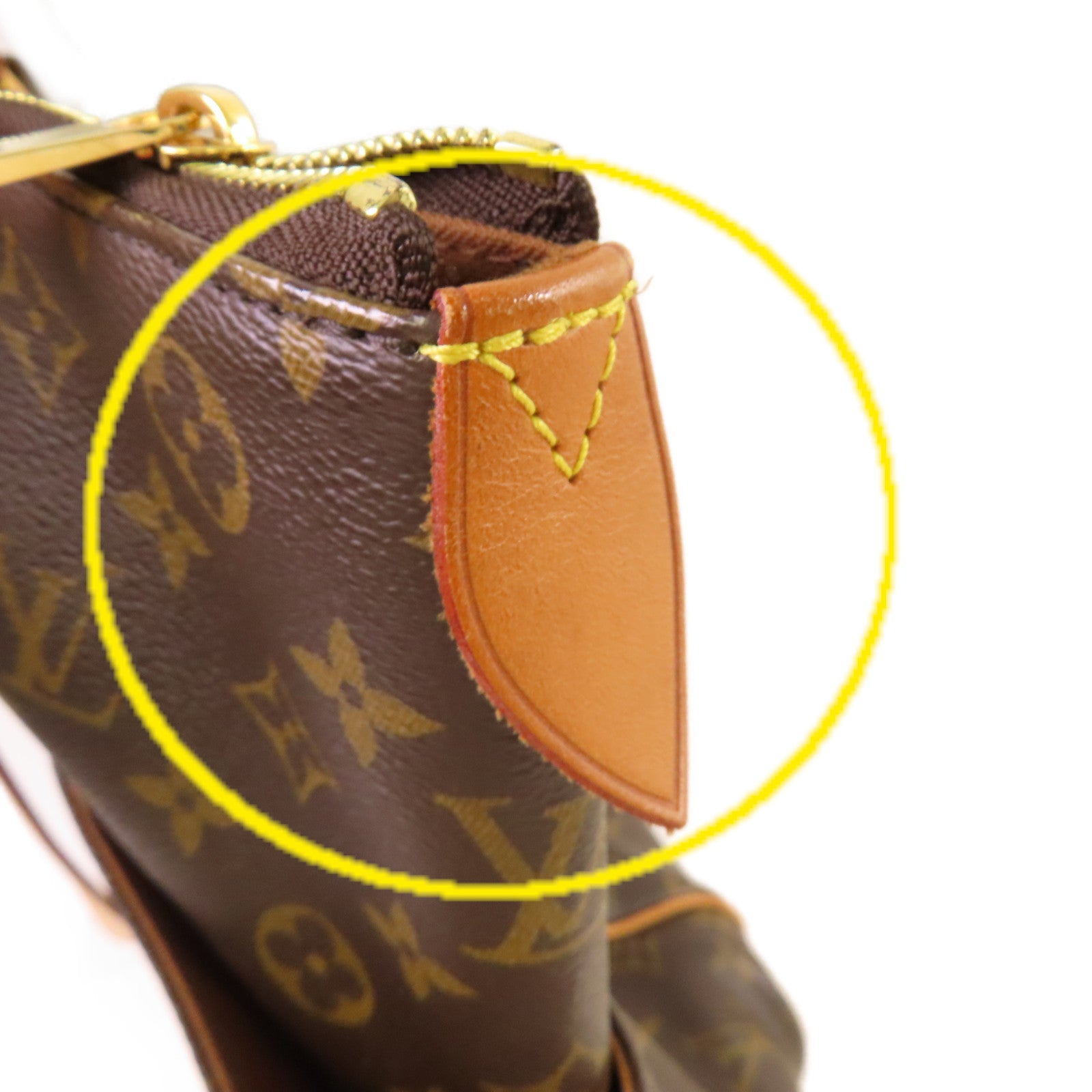 LOUIS VUITTON Monogram Totally GM Shoulder Bag金扣肩背袋啡色