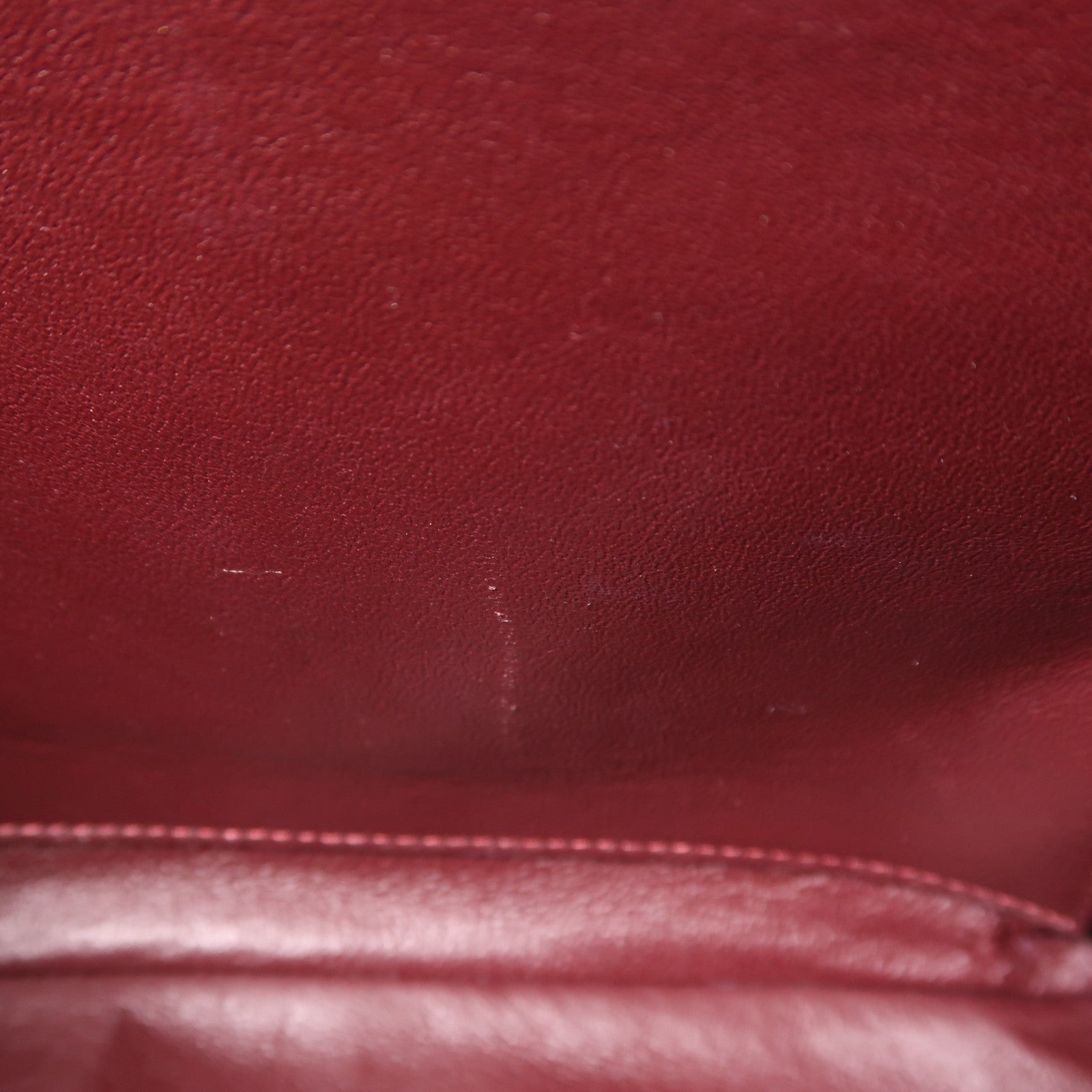 CHANEL 牛皮皮革Large Classic銀扣鏈帶肩背袋