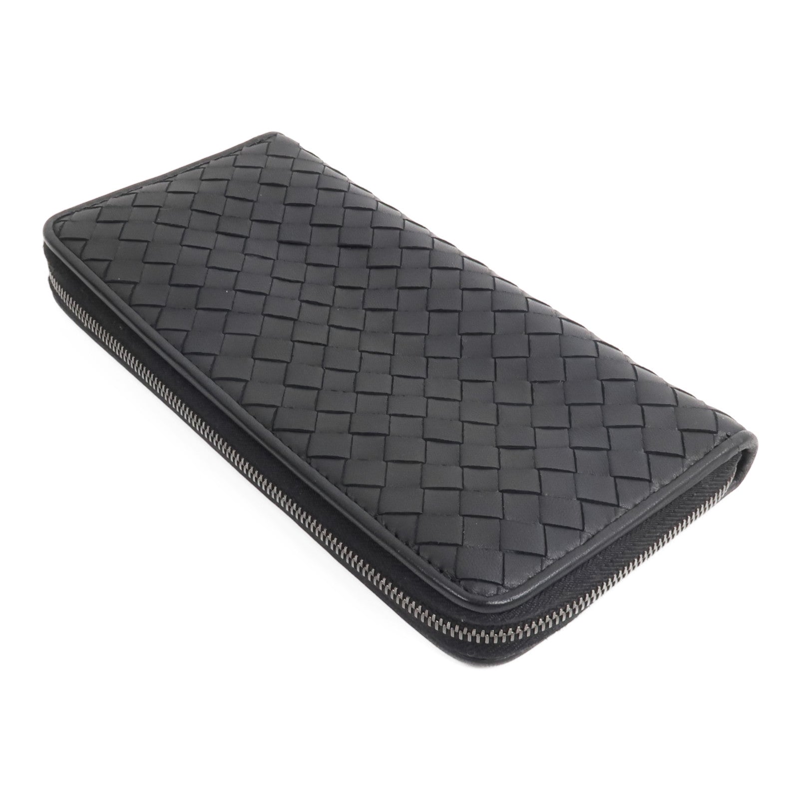 BOTTEGA VENETA 羊皮皮革Zipper Long Wallet長錢包