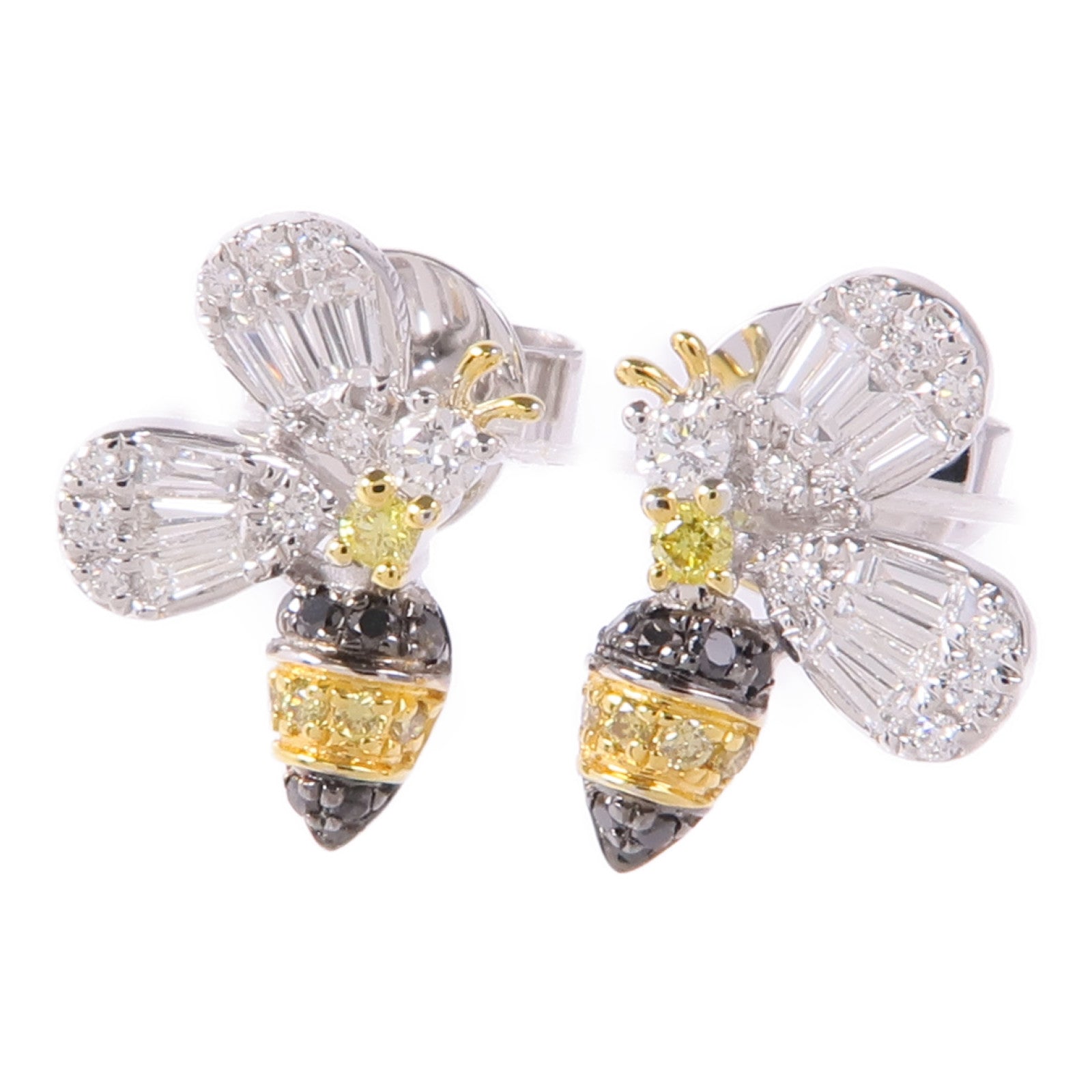 JEWELRY 18K黃金/白金Diamond Earrings鑽石耳環