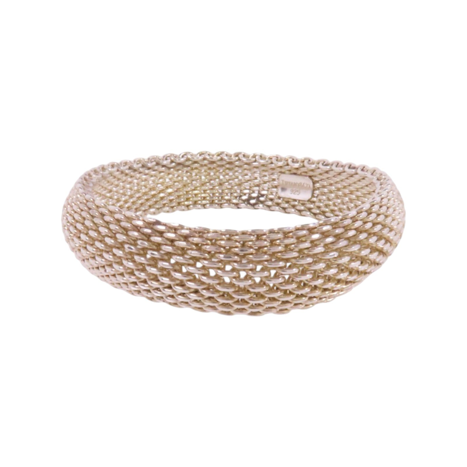 TIFFANY＆CO 925純銀Somerset Silver Bracelet手鐲