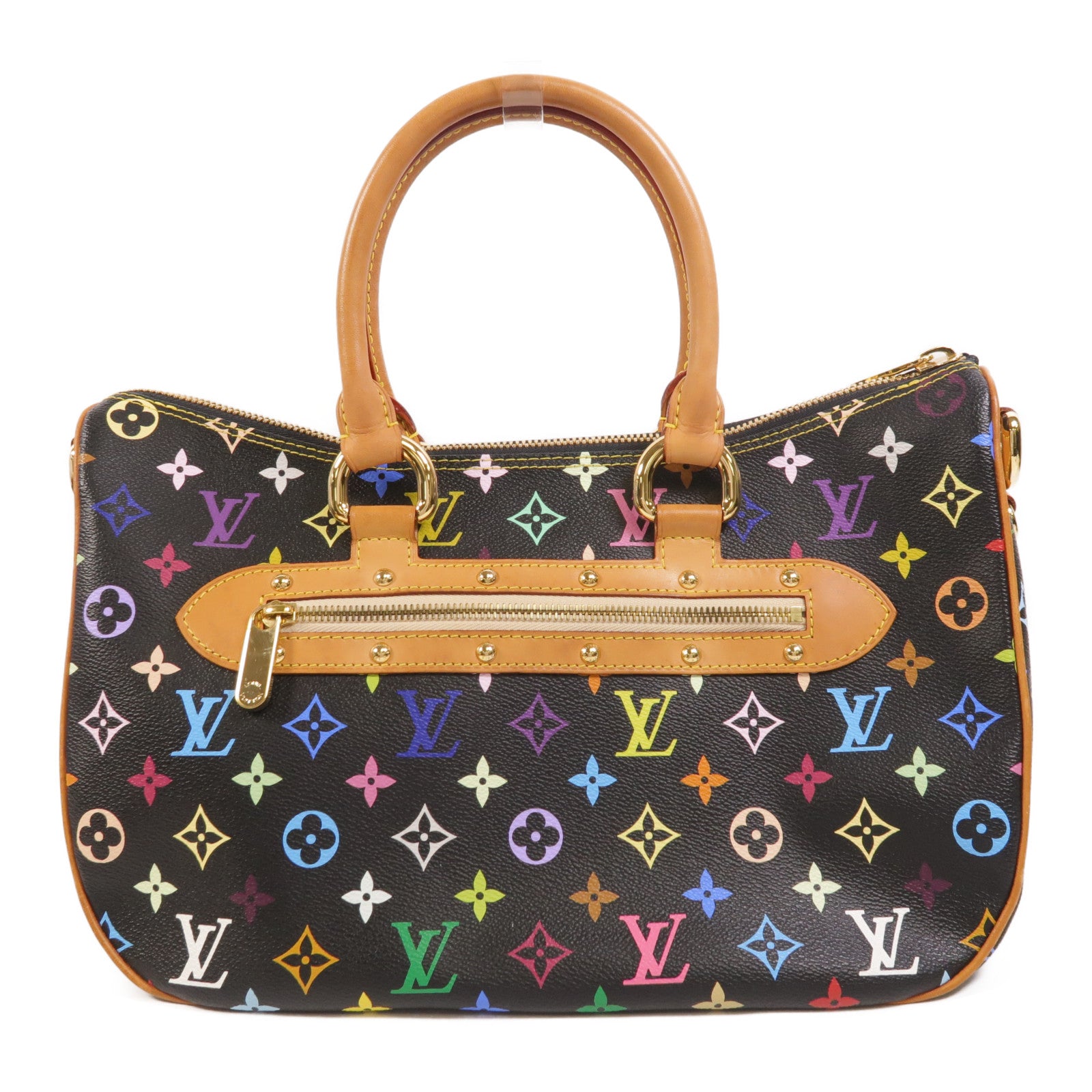 LOUIS VUITTON Monogram Multicolore Rita金扣手挽肩背兩用袋